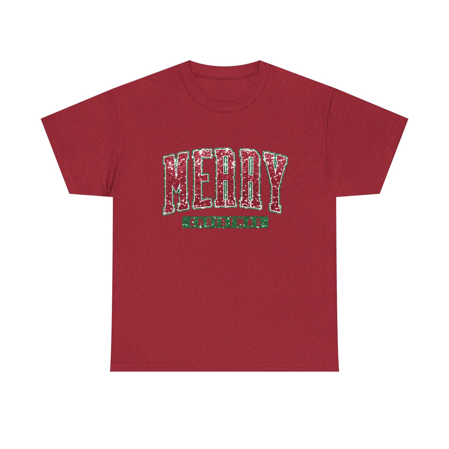 Merry Christmas Festive Holidays Graphic T Shirt NEW Unisex Heavy Cotton Tee