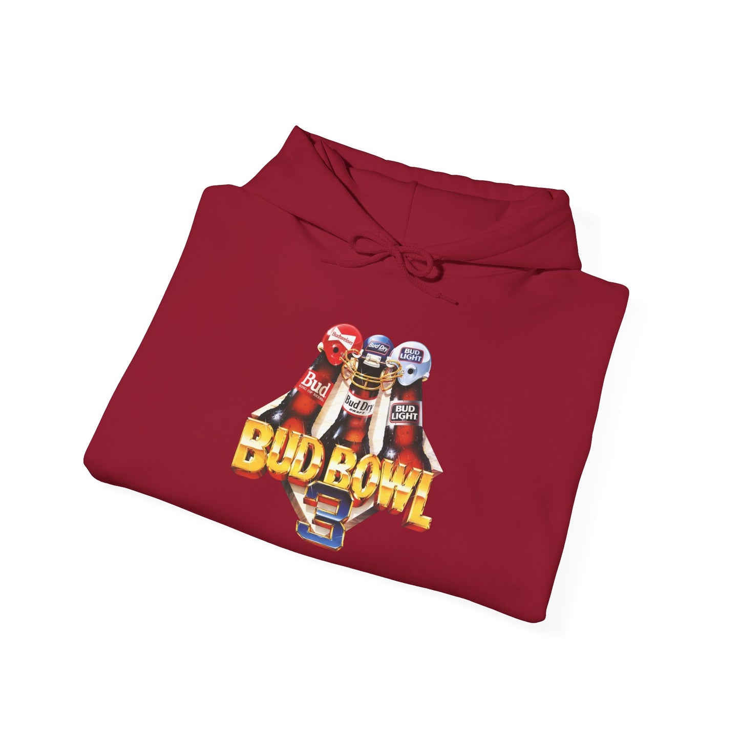 Bud Bowl Vintage Beer Graphic Hoodie Unisex Heavy Blend™ Hooded Sweatshirt