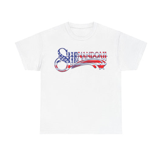 Shenandoah Tshirt Vintage Country American Flag Retro Unisex Heavy Cotton Tee