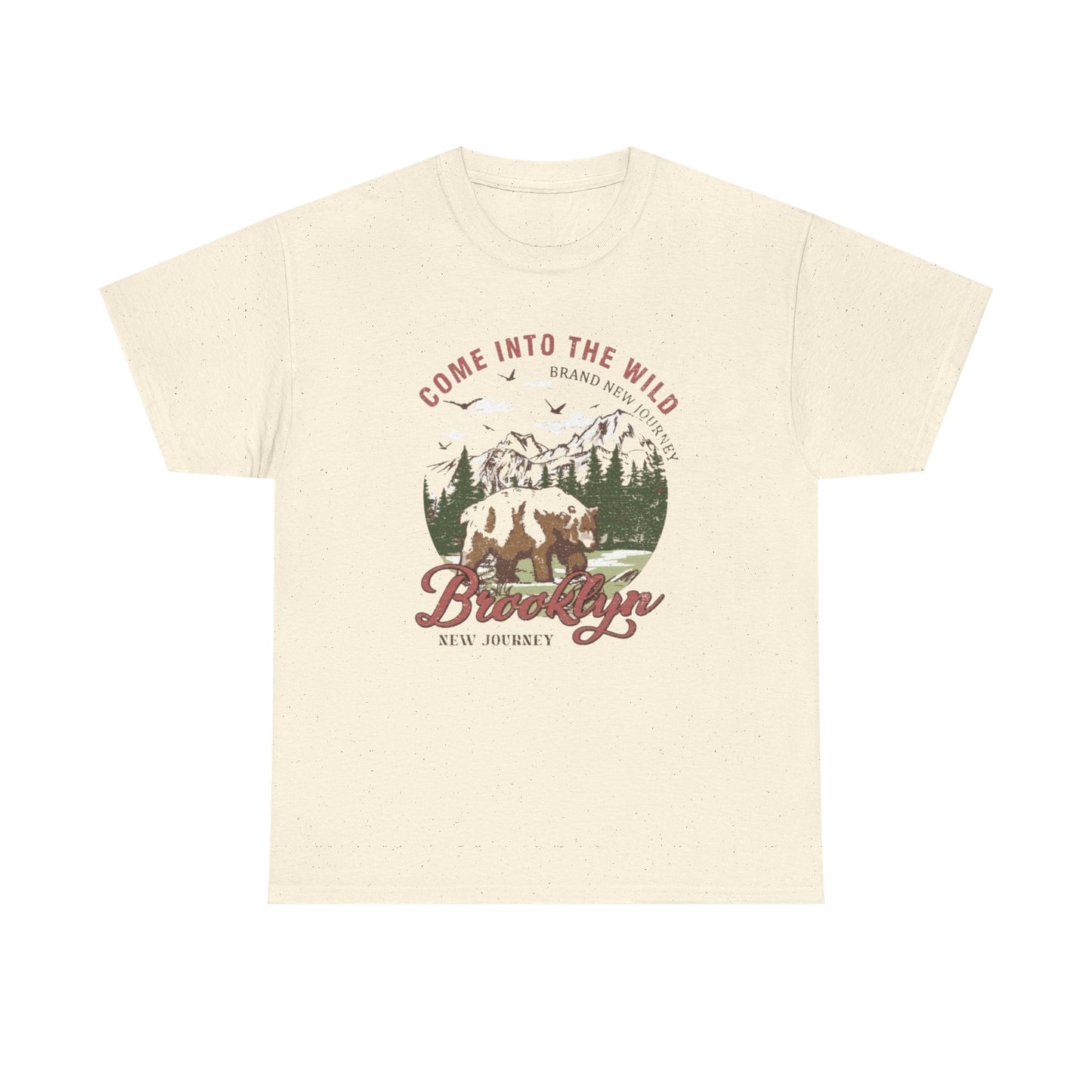 Come Into The Wild Graphic T Shirt Unisex Heavy Cotton Tee
