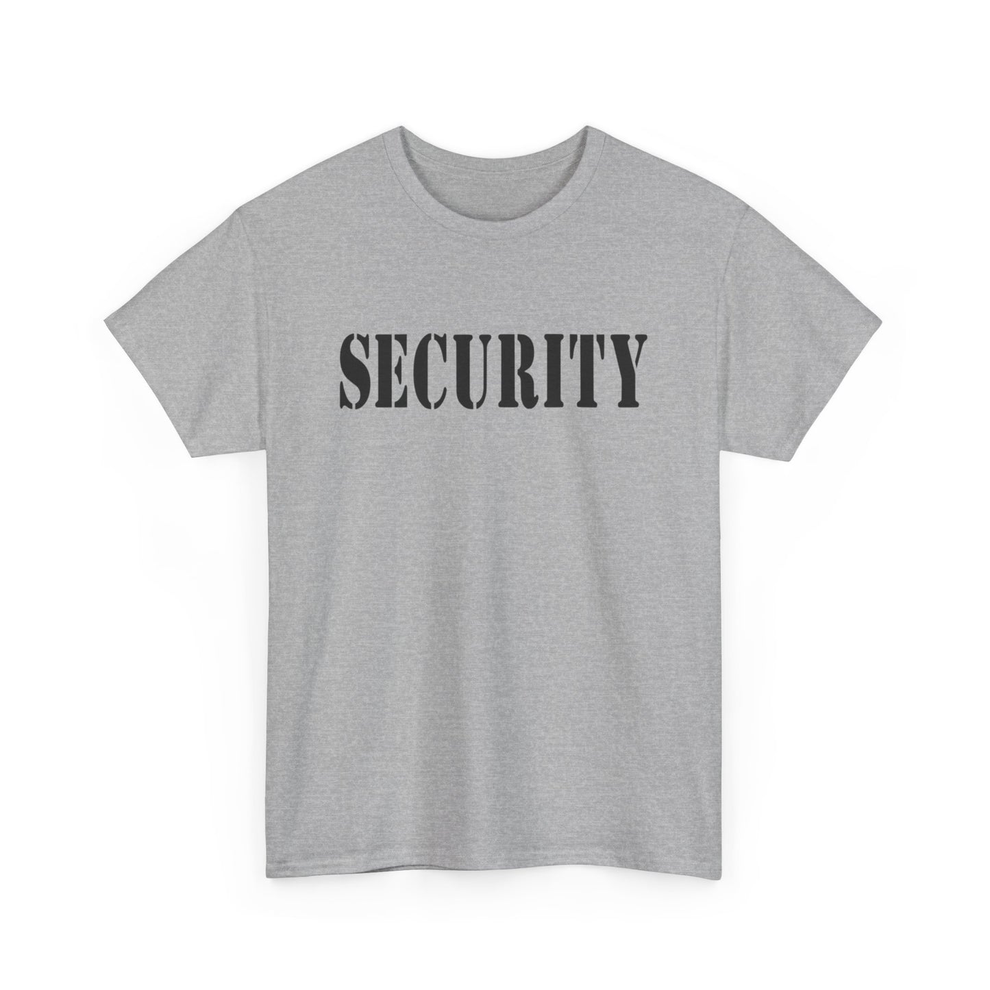 Security Graphic T Shirt Police Academy Uniform Funny Bar Unisex Heavy Cotton