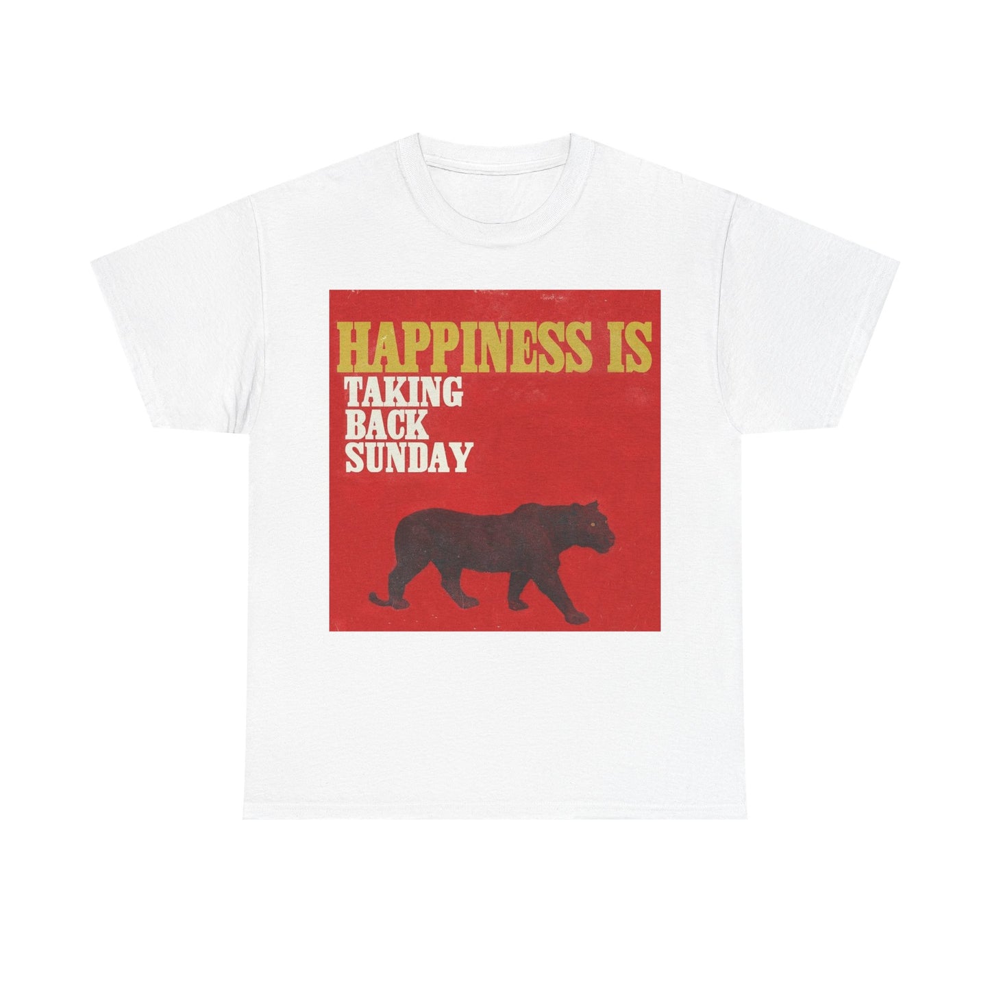 Taking back Sunday T-shirt vintage emo band retro Unisex Heavy Cotton Tee