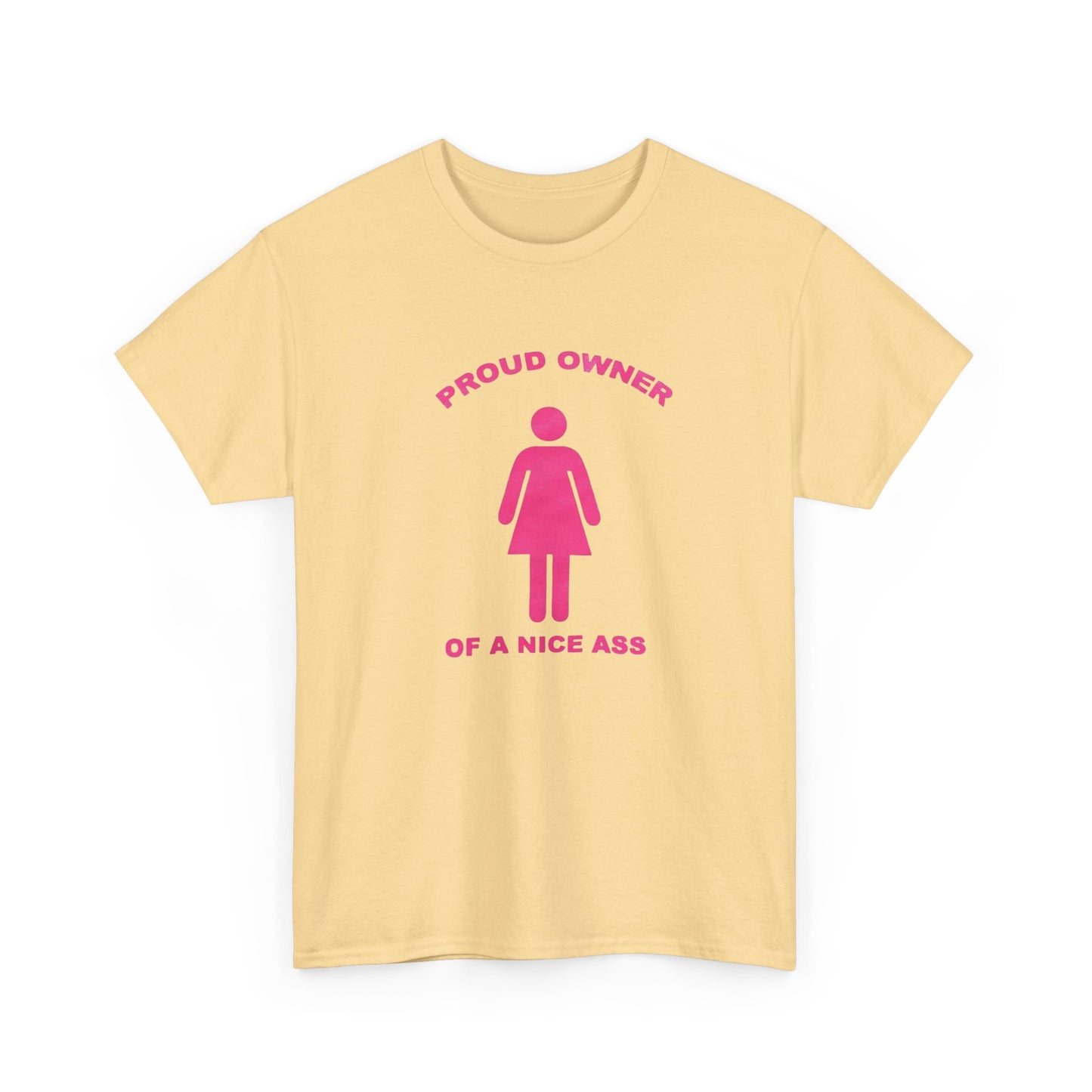 Proud Owner Of A Nice Ass Funny Graphic T-Shirt Unisex Heavy Cotton Tee