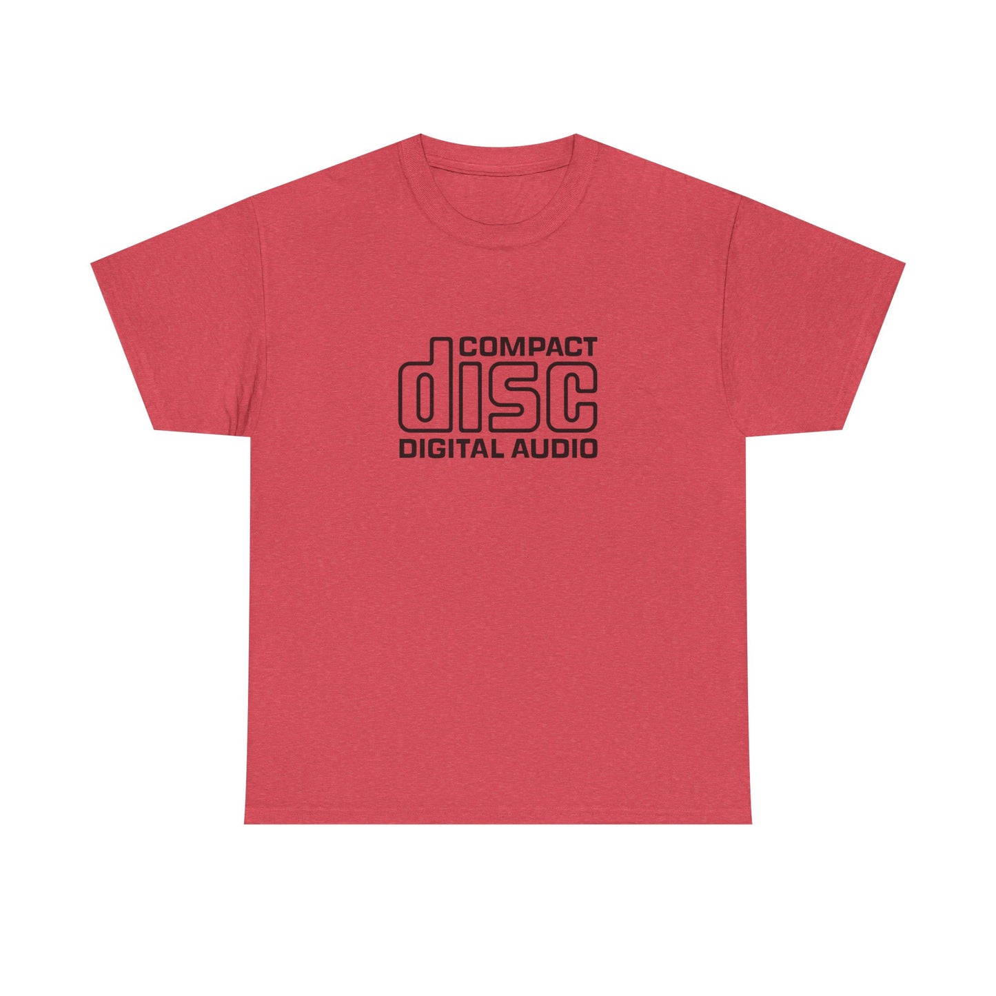 Compact Disc Retro Graphic T Shirt NEW Adult Unisex Heavy Cotton Tee
