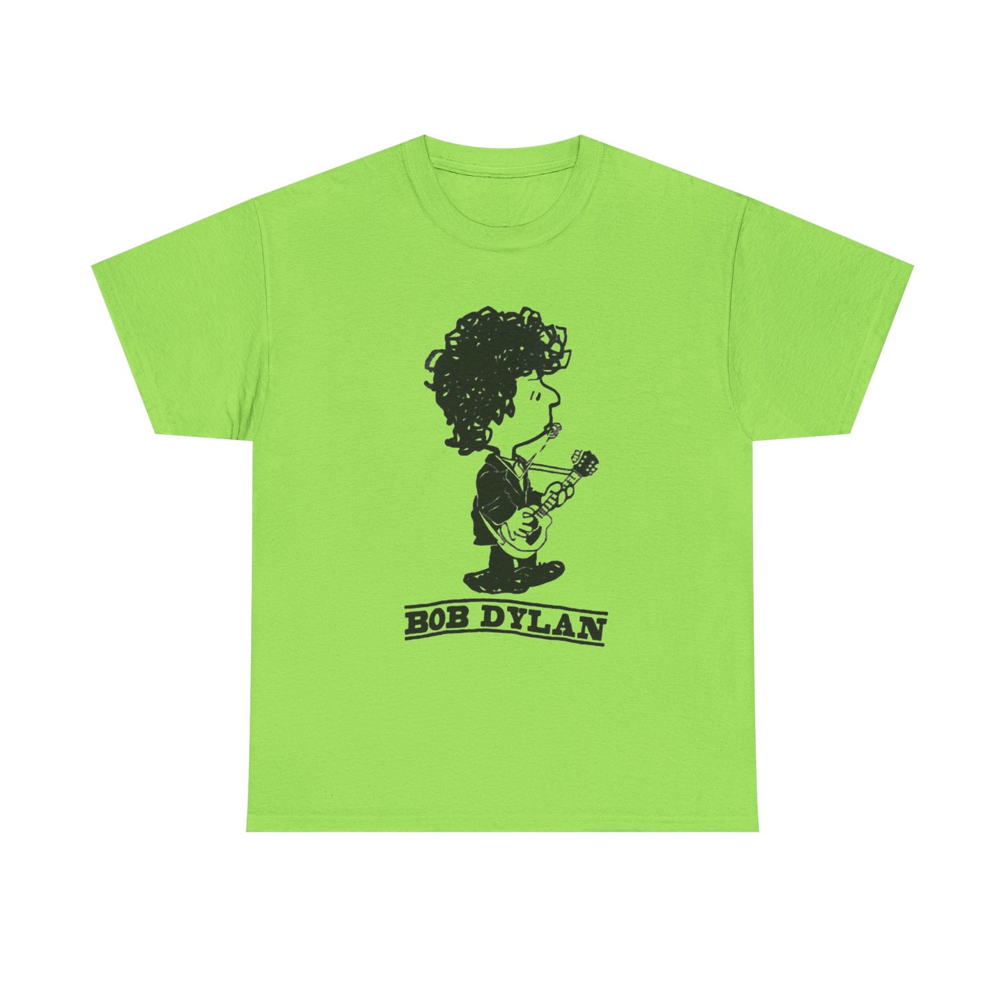 Bob Dylan Graphic T Shirt Vintage Rock Blue Grass Retro Unisex Heavy Cotton Tee