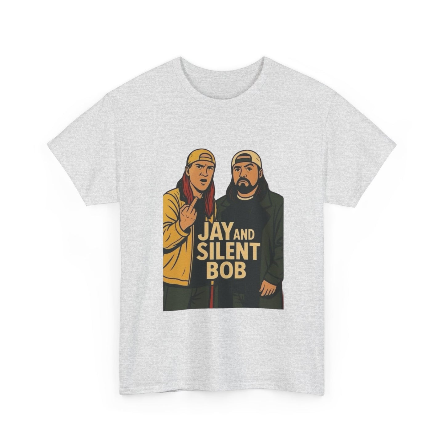 Jay And Silent Bob Comedy Graphic T Shirt NEW Unisex Heavy Cotton Tee