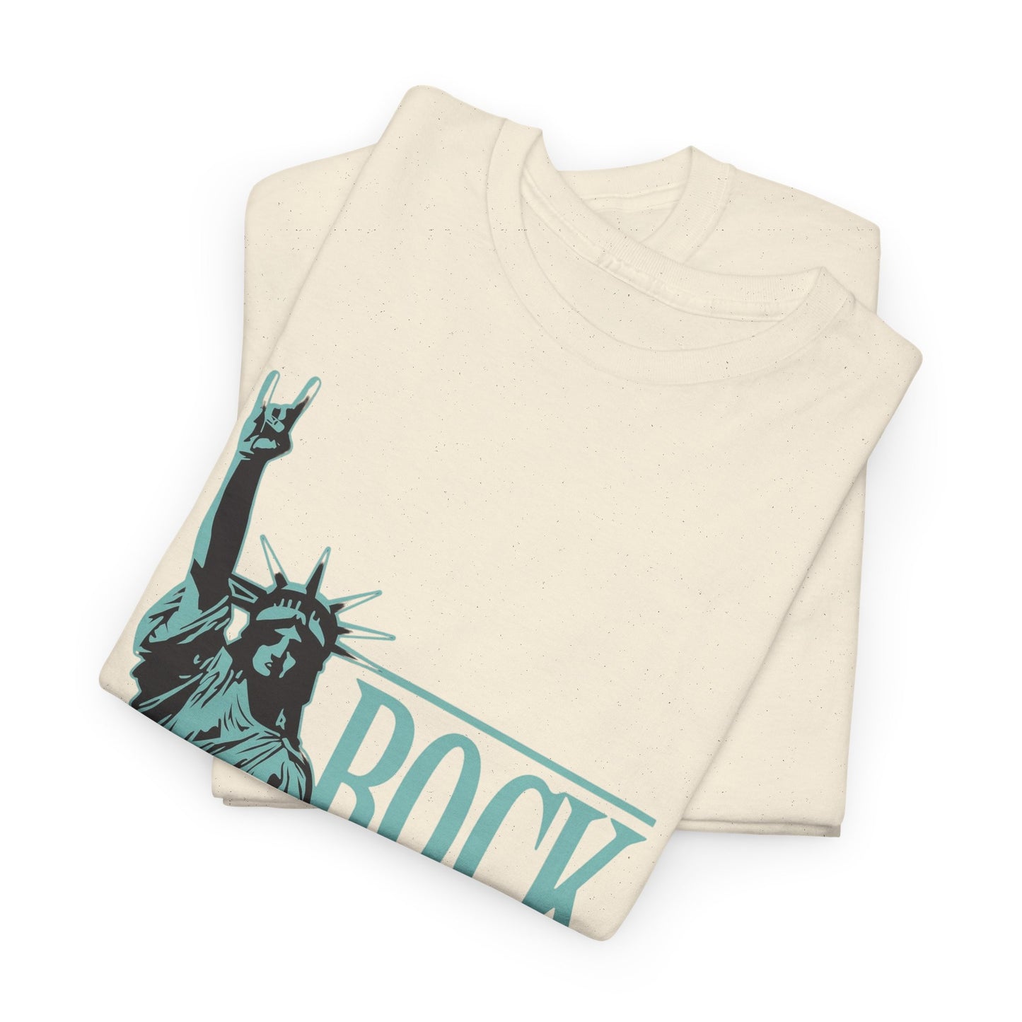 Rock On America Graphic T Shirt Unisex Heavy Cotton Tee
