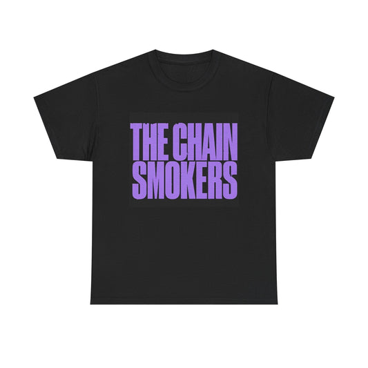 The Chainsmokers Logo Tshirt Retro Concert Tour Merch EDM DJ Unisex Heavy Cotton