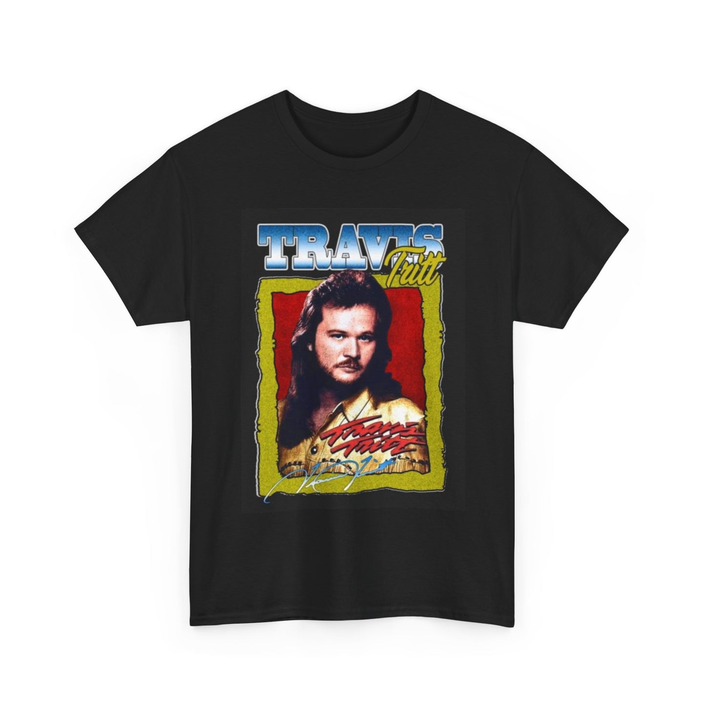 Travis Tritt Tshirt Vintage Graphic Country Icon Unisex Heavy Cotton Tee