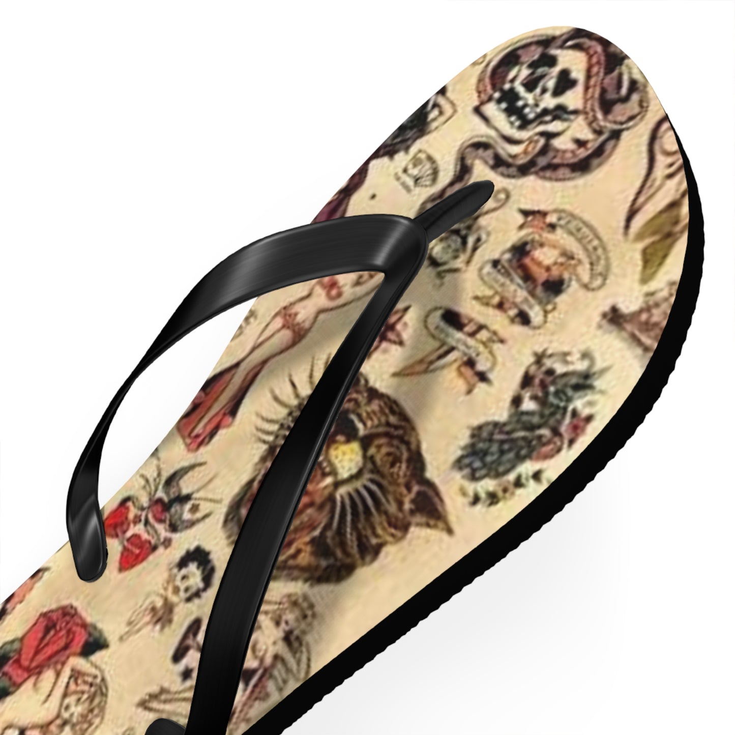Sailor Jerry Sandals, Beach Shoes, Vacation Flip Flops, Pool Slides, Comfortable
