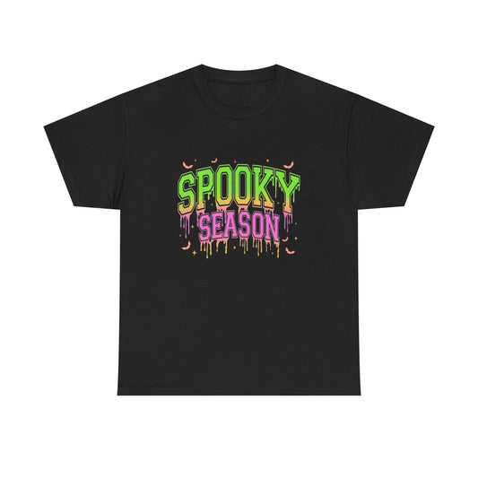 Spooky Season Halloween Graphic T Shirt Unisex Heavy Cotton Tee