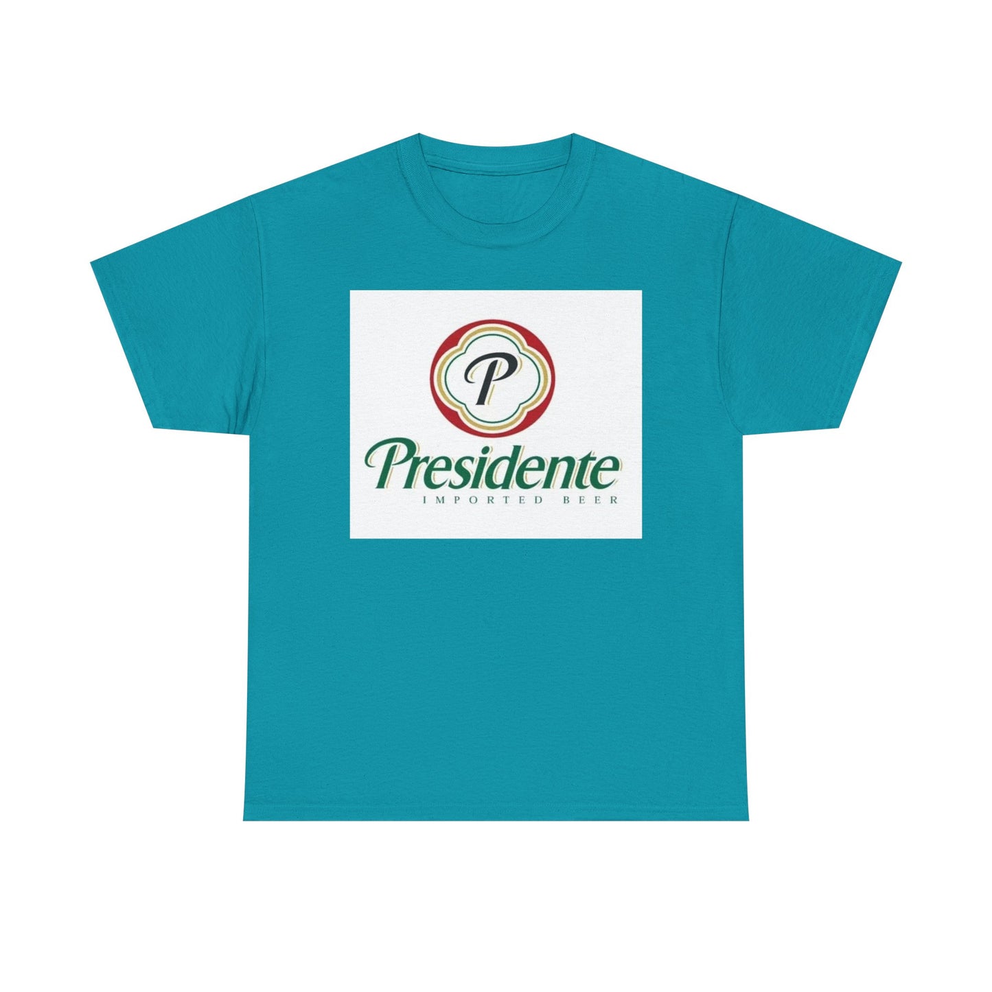 Presidente Dominican Beer Logo Shirt Retro Summer Unisex Heavy Cotton Tee