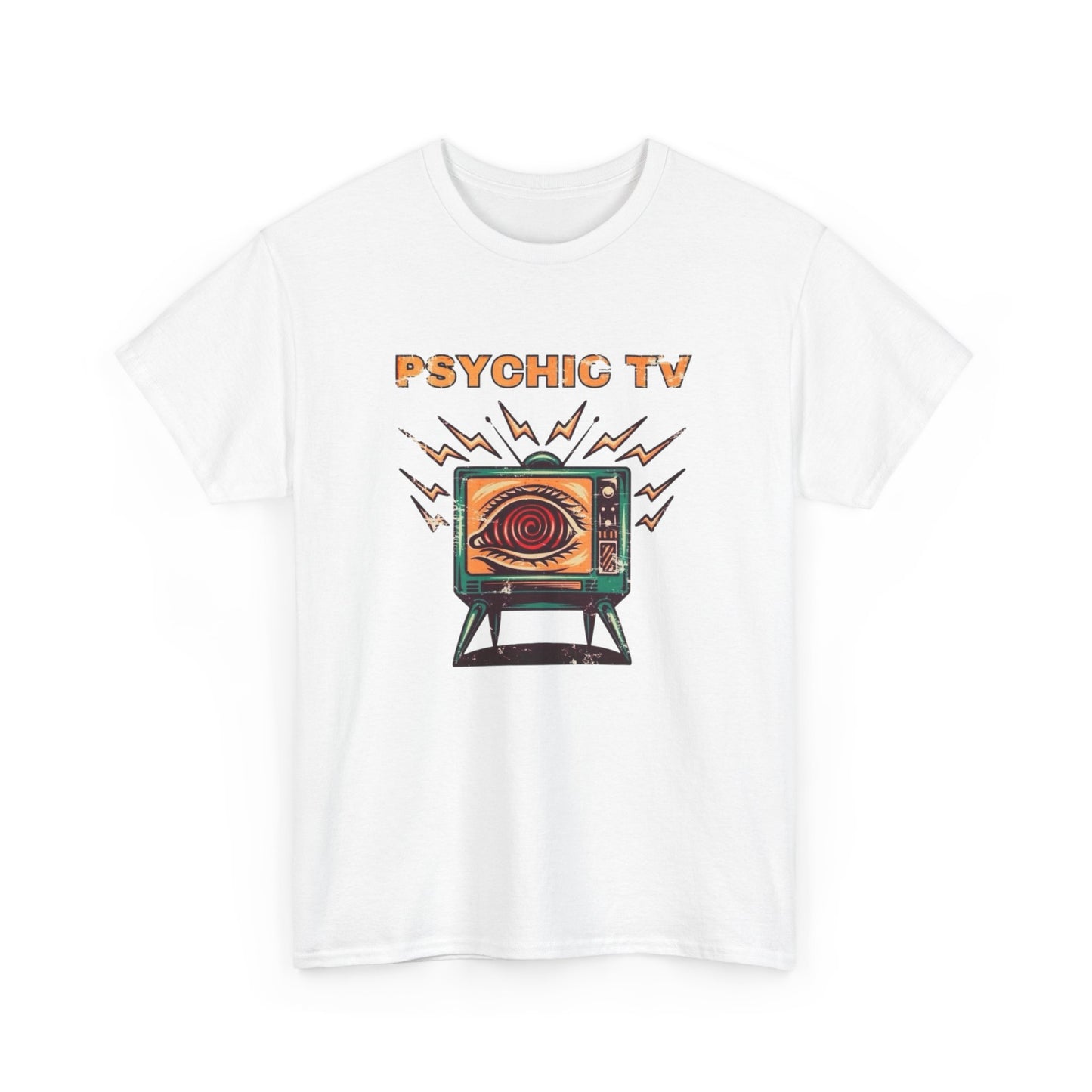 Physic TV Retro Graphic T Shirt NEW ADULT Unisex Heavy Cotton Tee