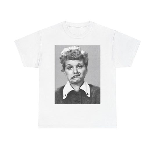 Lucille ball T-shirt Vintage I love Lucy retro comedy Unisex Heavy Cotton Tee