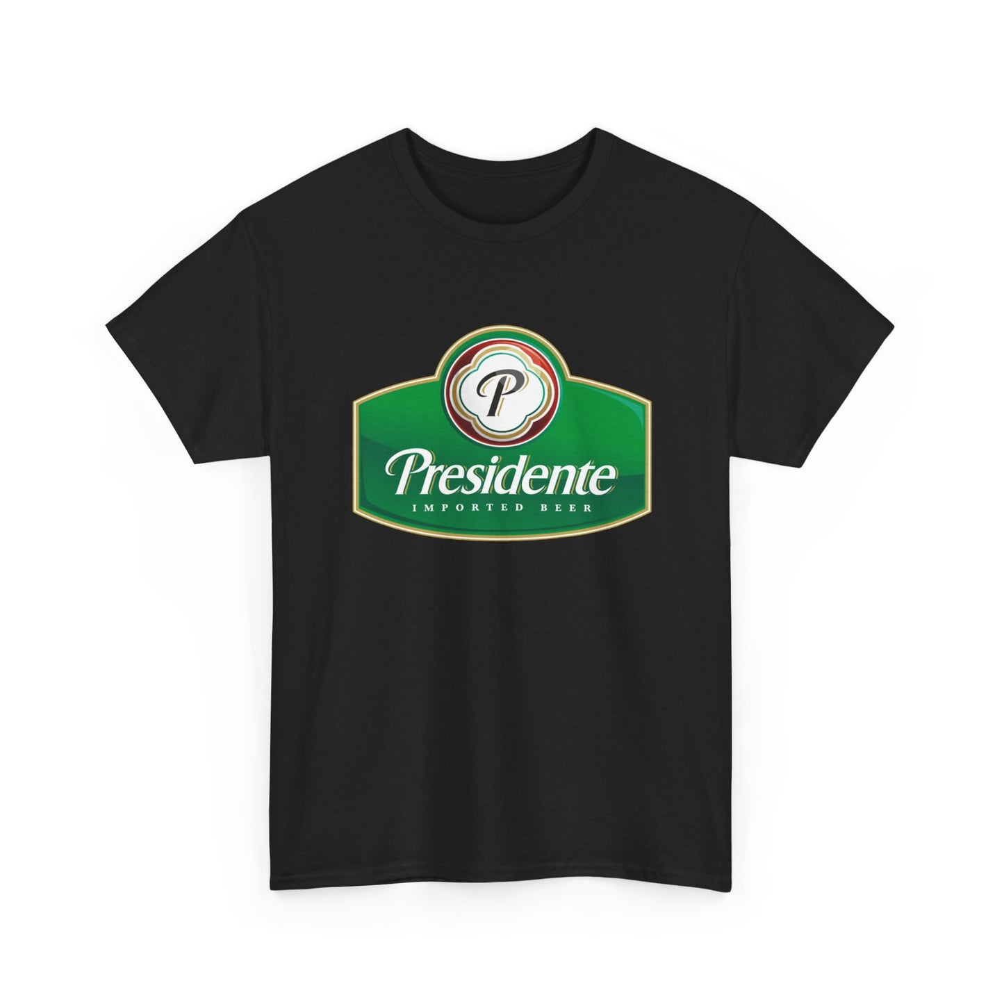 Presidente Beer Logo Shirt Retro Poster Unisex Heavy Cotton Tee