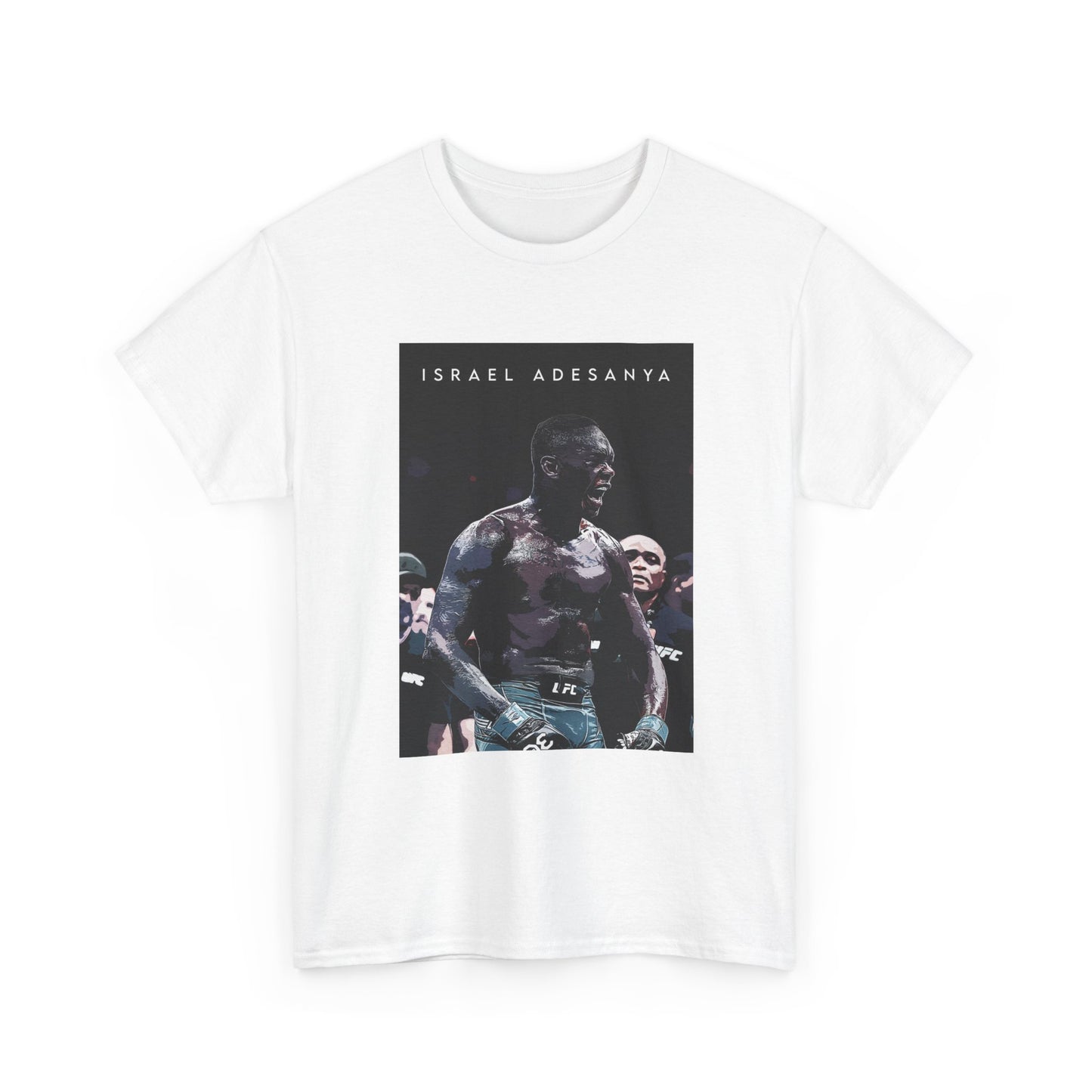 Israel Adesanya Tshirt Poster MMA UFC Merch Champ Graphic Unisex Heavy Cotton