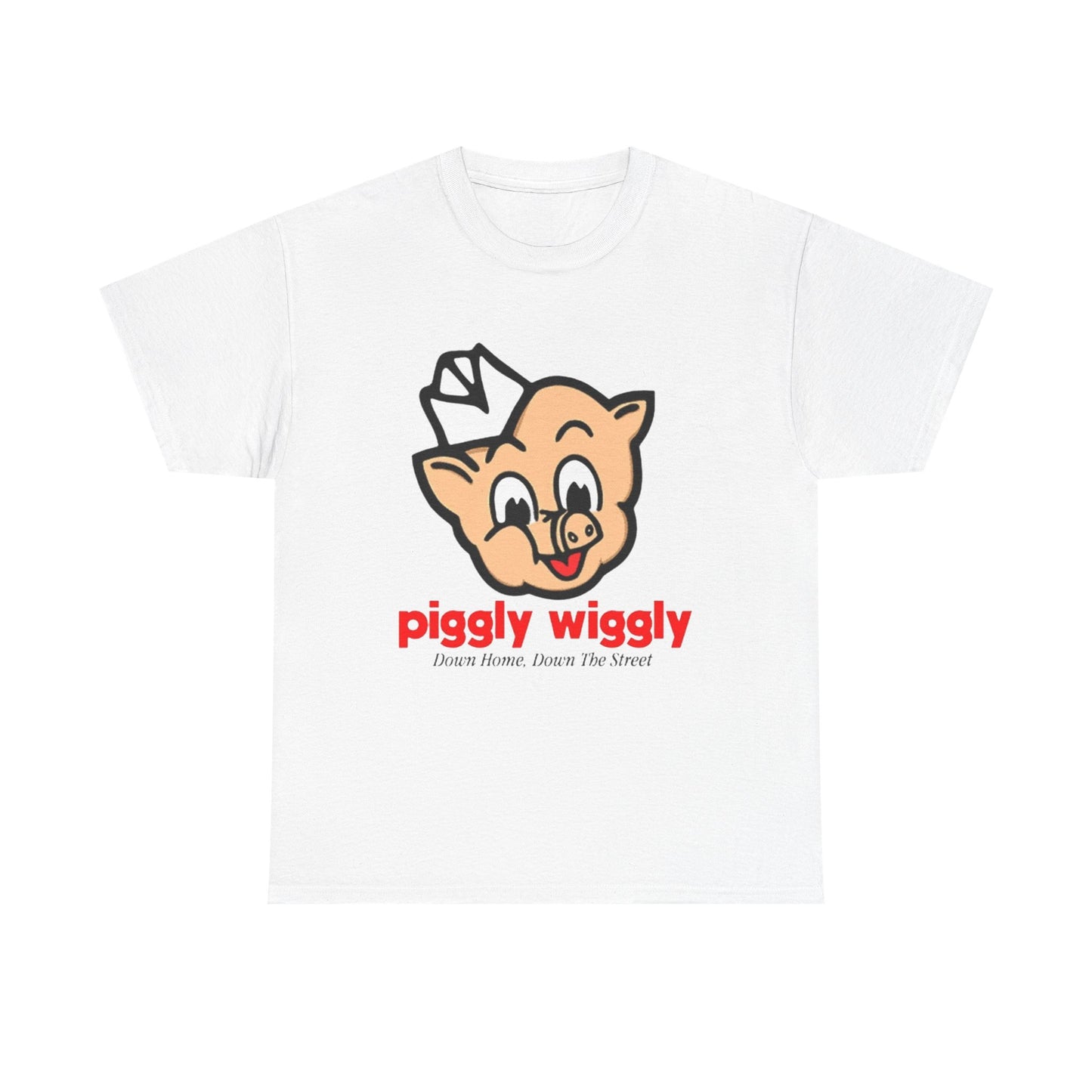 Piggly Wiggly Vintage Graphic T Shirt ADULT NEW Heavy Cotton Tee