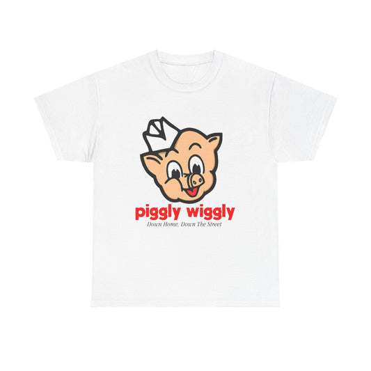 Piggly Wiggly Vintage Graphic T Shirt ADULT NEW Heavy Cotton Tee