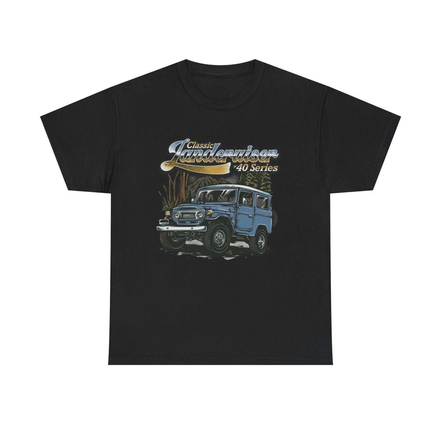 Classic Land cruiser Offroading Graphic T Shirt NEW Unisex Heavy Cotton Tee