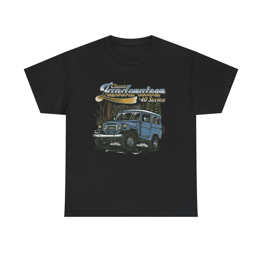 Classic Land cruiser Offroading Graphic T Shirt NEW Unisex Heavy Cotton Tee