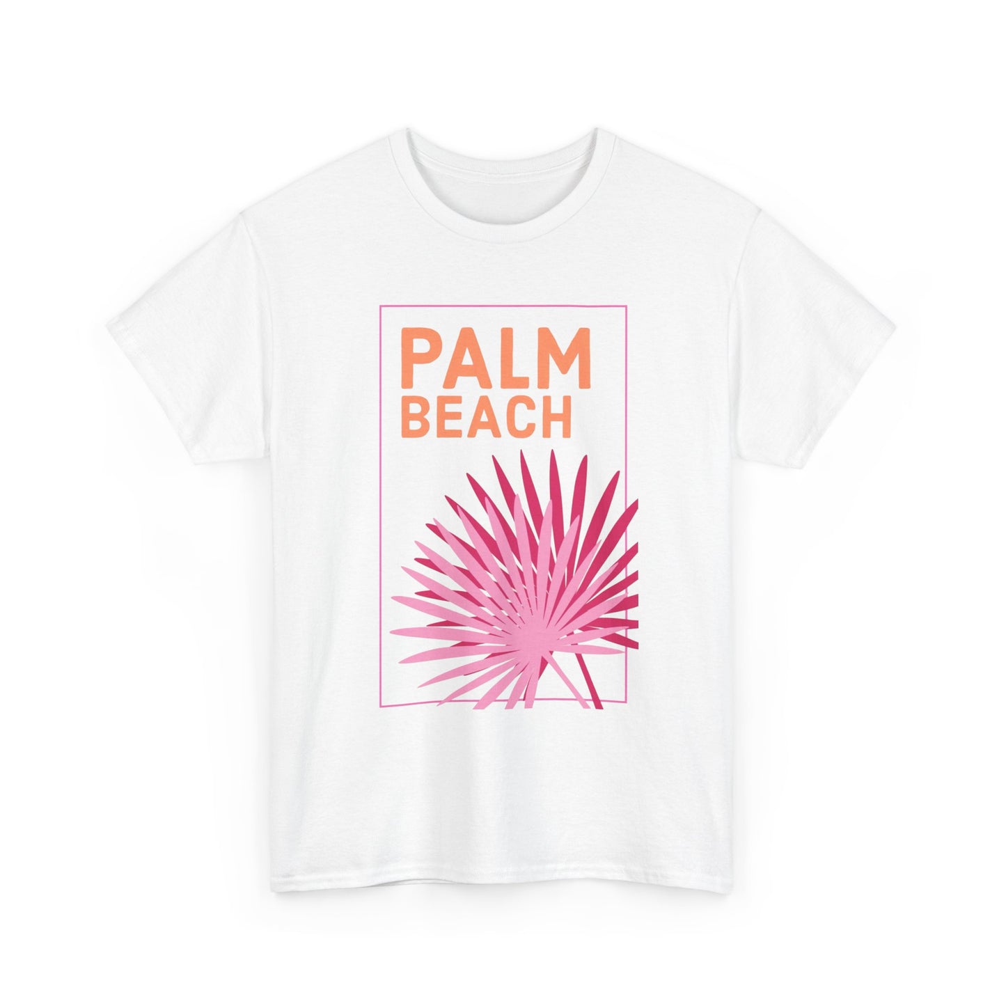 Palm Beach Graphic T Shirt NEW Adult Unisex Heavy Cotton Tee