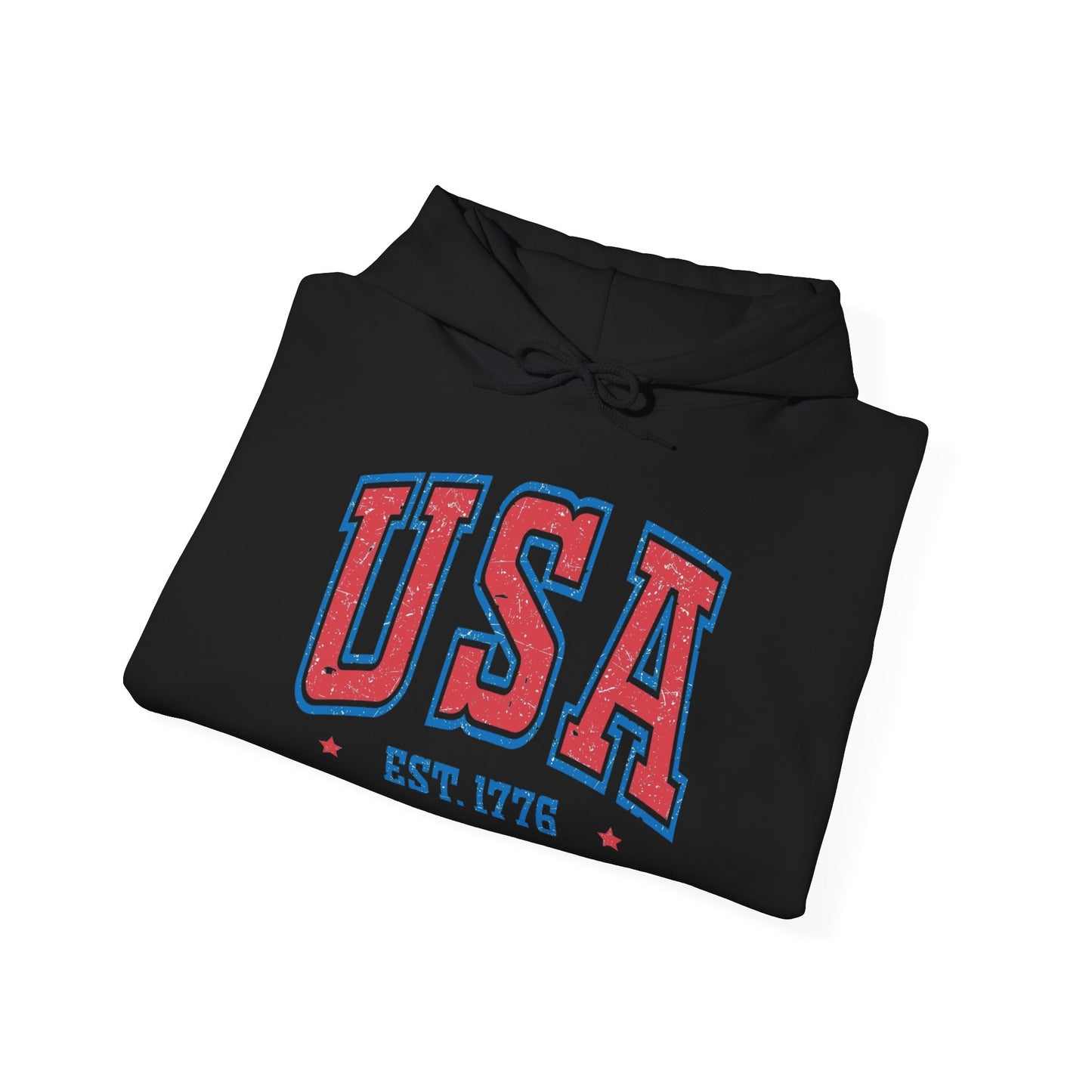 USA Est 1776 America Graphic Hoodie NEW Unisex Heavy Blend™ Hooded Sweatshirt