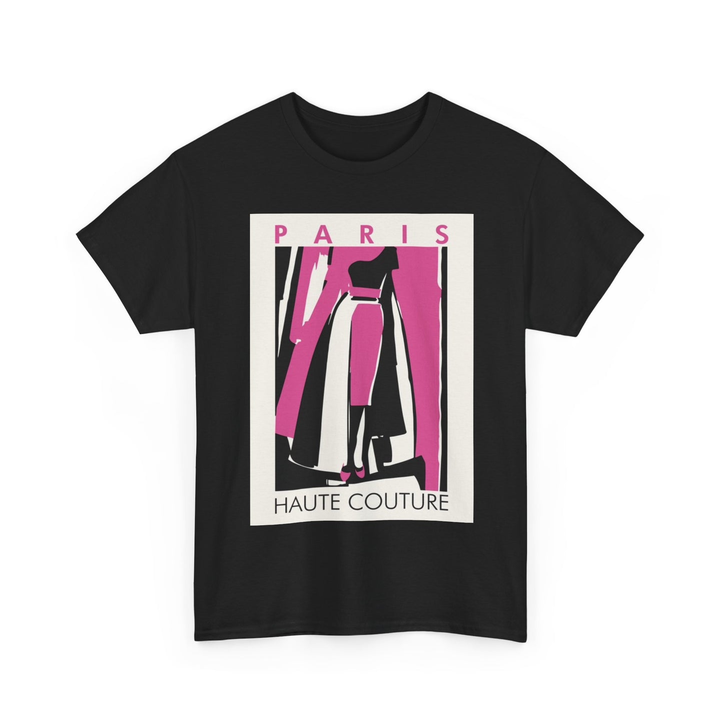 Paris Fashion Week Tshirt Vintage retro Cute girly Unisex Heavy Cotton Tee