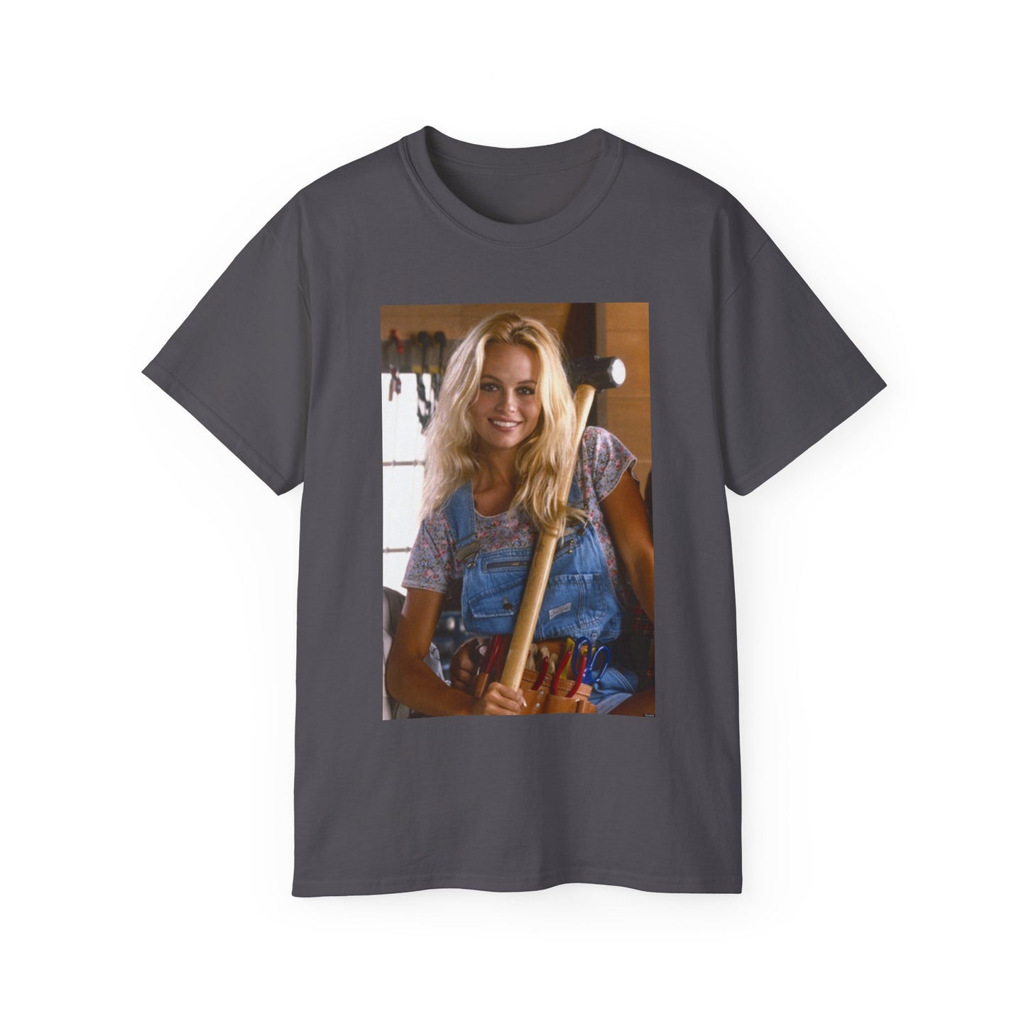 Pam Anderson playboy tool time 90s vintage Unisex Ultra Cotton Tee