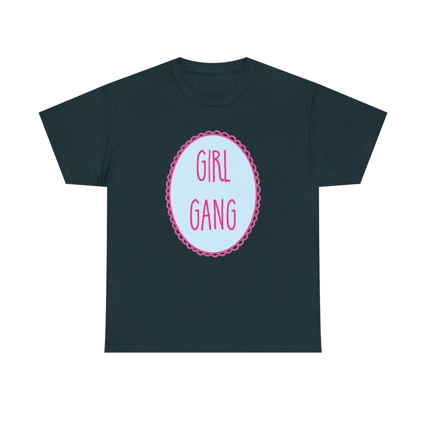 Girl Gang T Shirt Baby Shower Reveal Graphic Unisex Heavy Cotton Tee