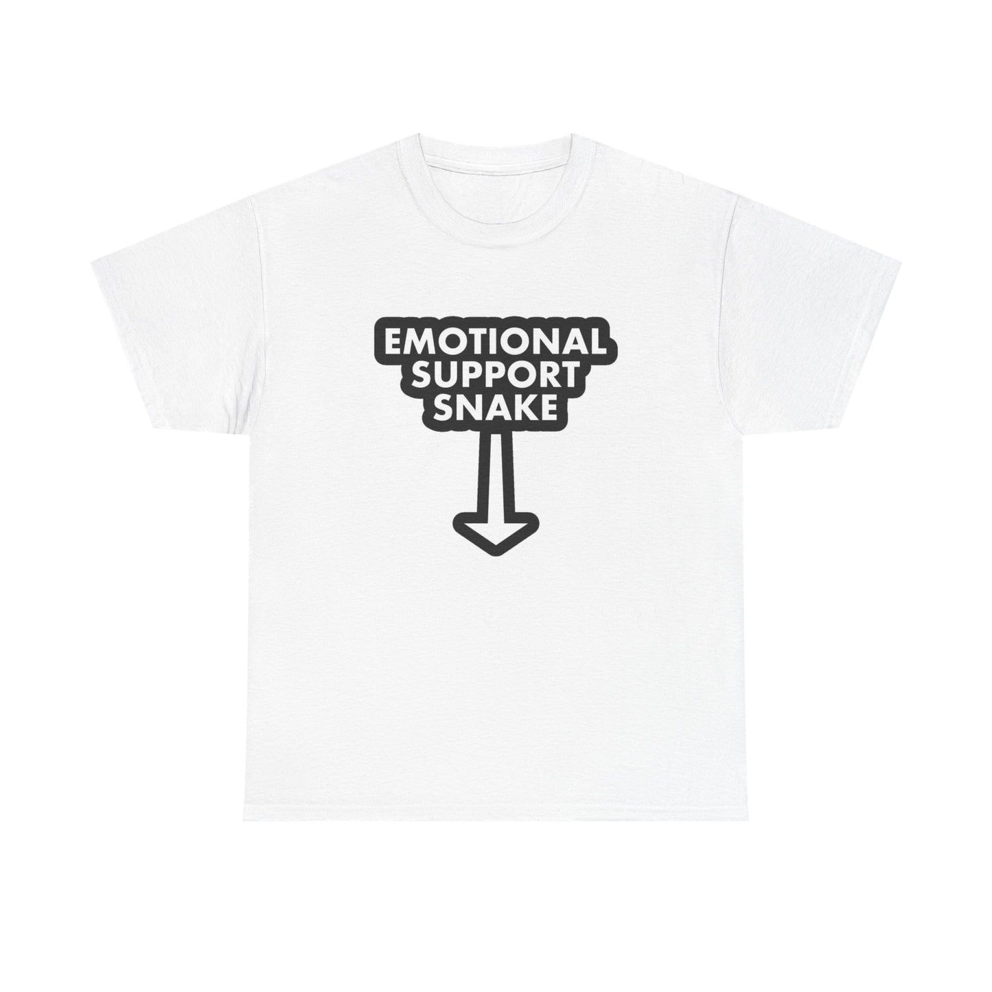 Emotional Support Snake Sex Humor T Shirt Graphic Unisex Heavy Cotton NEW GIFT