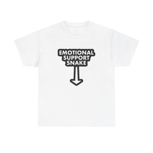 Emotional Support Snake Sex Humor T Shirt Graphic Unisex Heavy Cotton NEW GIFT