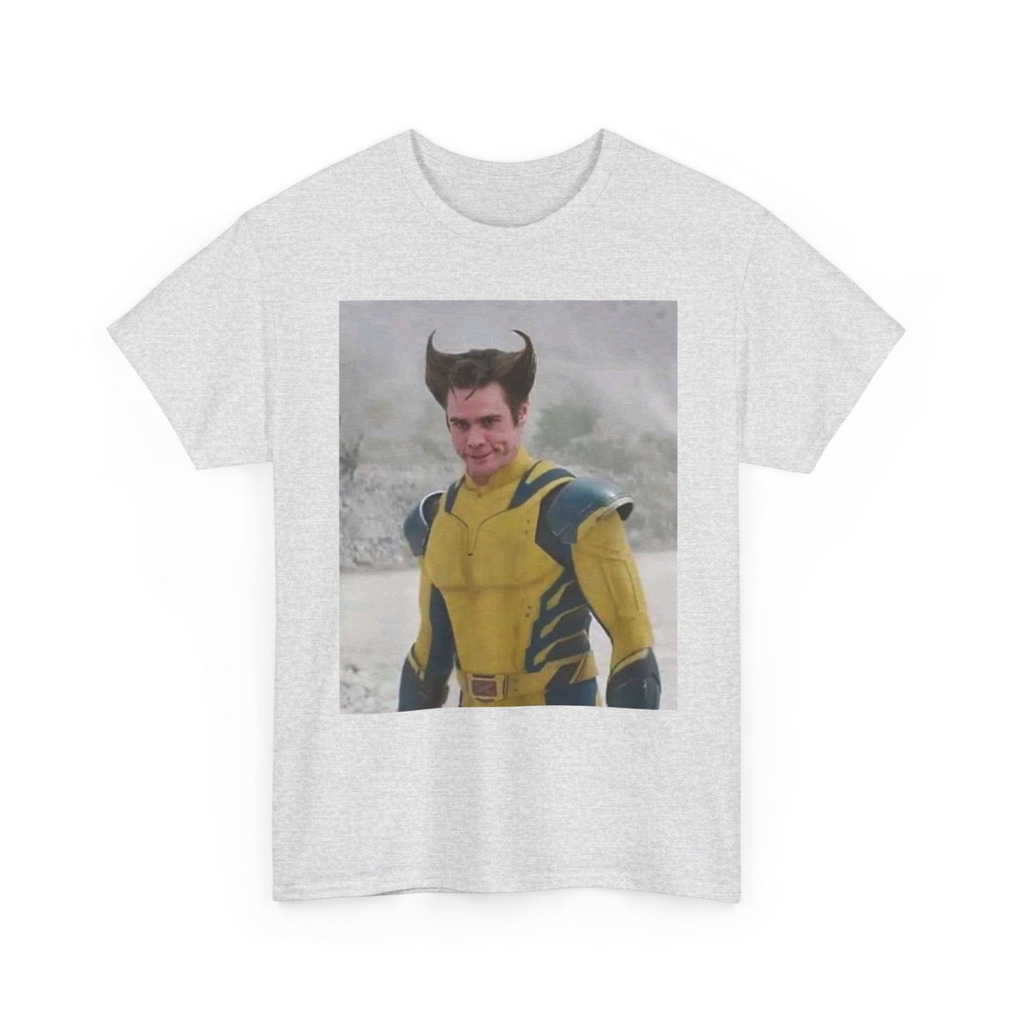 Jim Carrey Funny Superhero Graphic T Shirt Unisex Heavy Cotton Tee Gift New