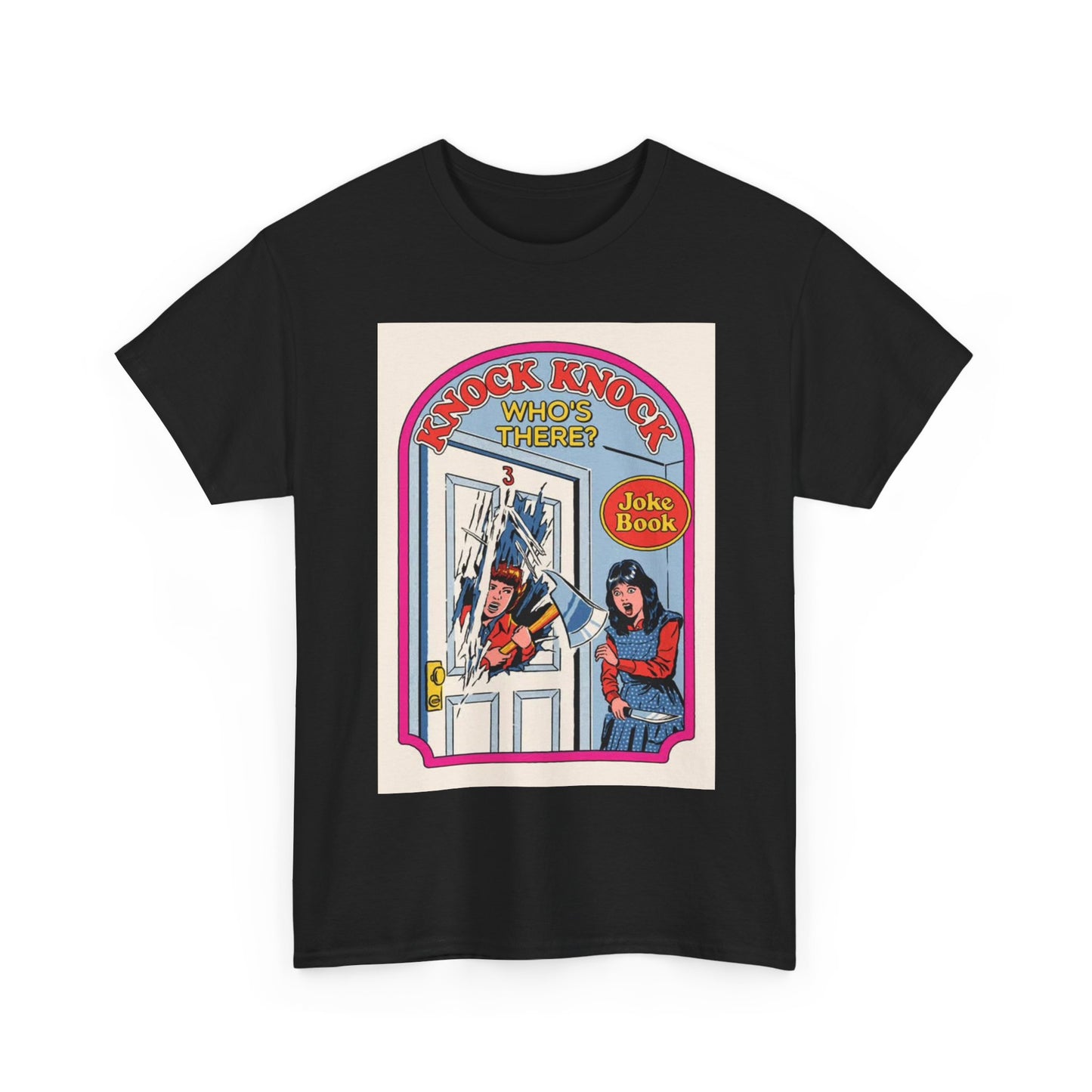 Joke Book Tshirt Funny Graphic Retro 80s Unisex Heavy Cotton Tee