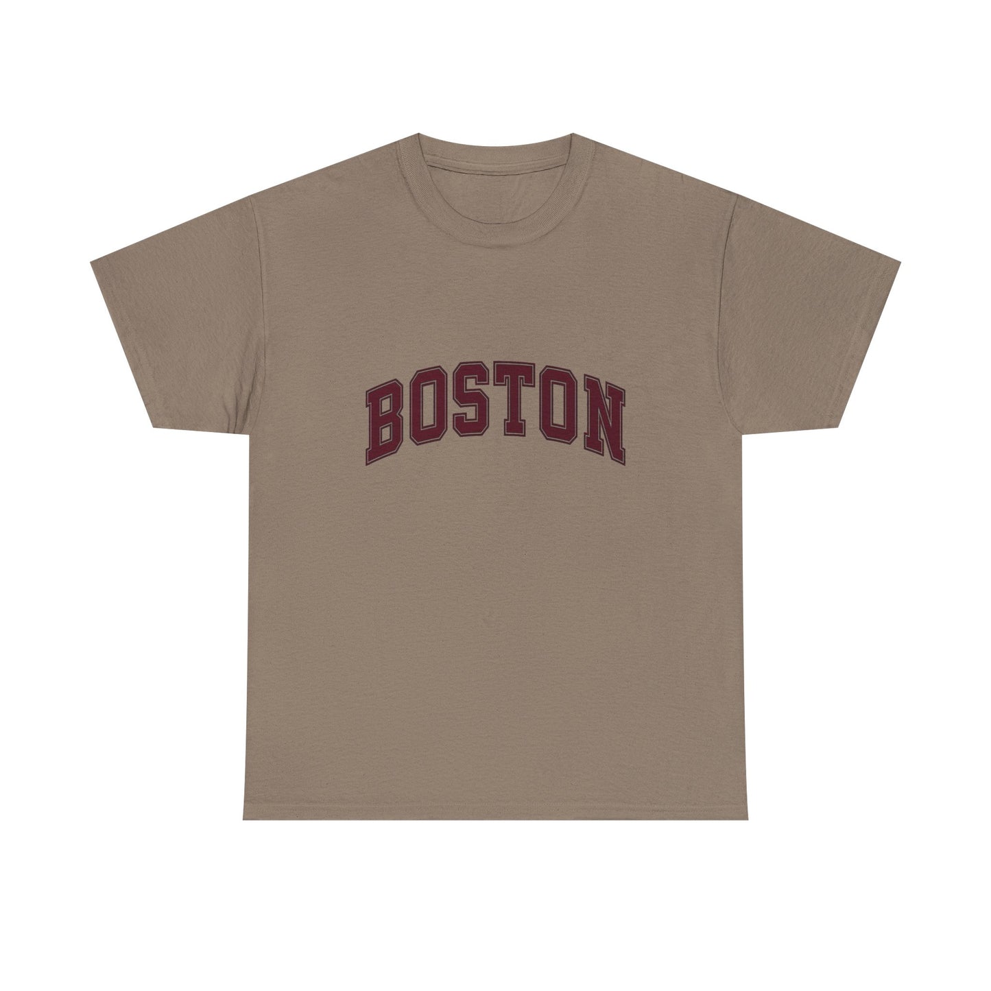 Boston Logo NEW ENGLAND Graphic T Shirt Unisex Heavy Cotton Tee