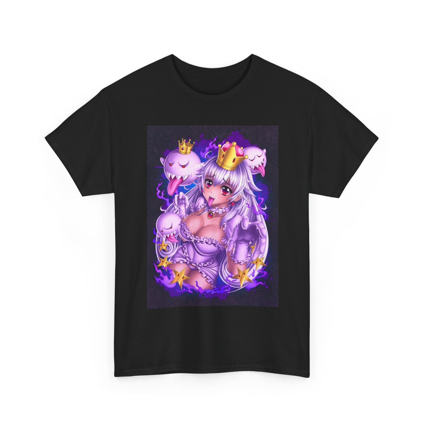 Waifu Anime T-shirt Girl Graphic Cartoon Retro Gaming Unisex Heavy Tee Gamer 22