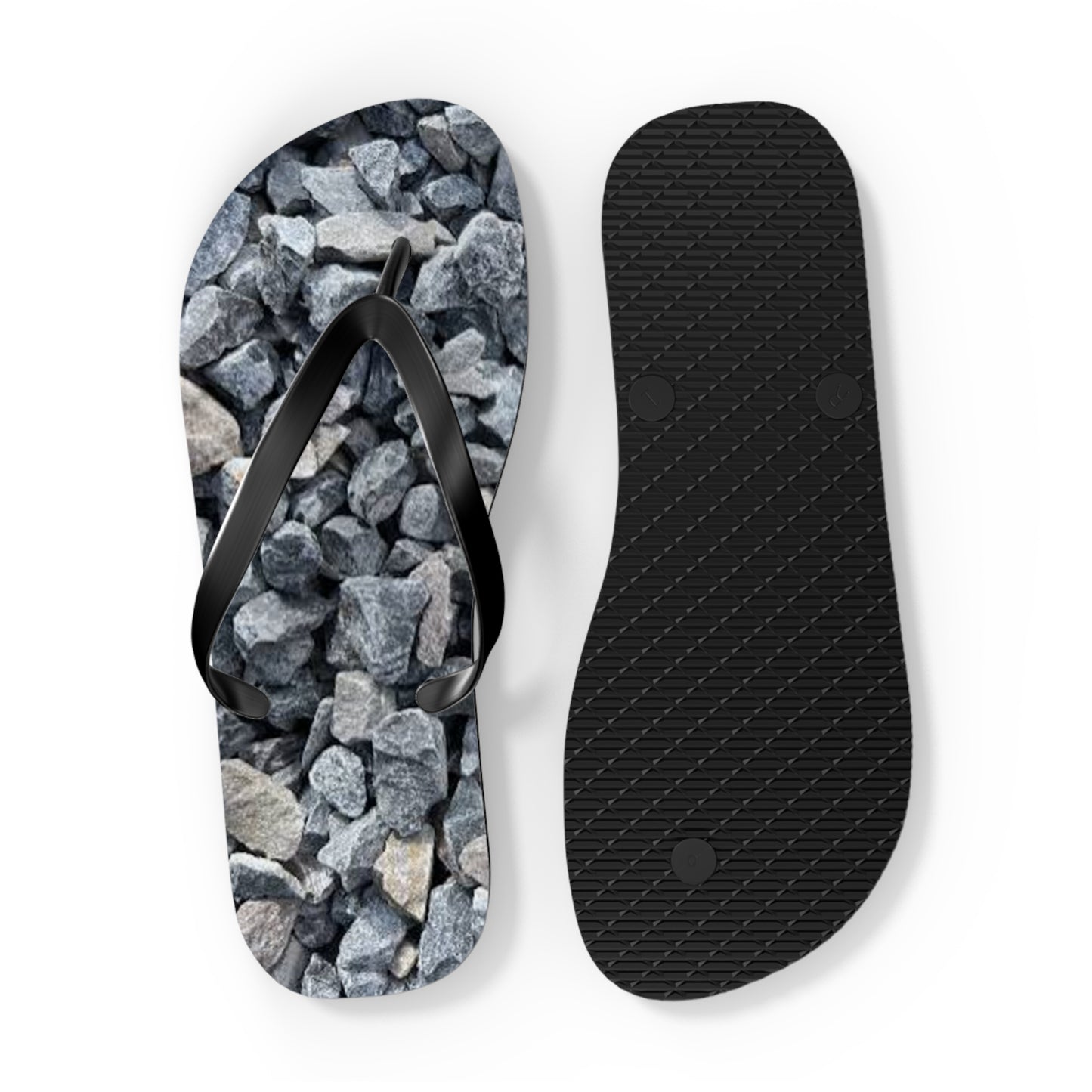 Stones Summer Sandals, Beach Shoes, Vacation Flip Flops, Pool Slides