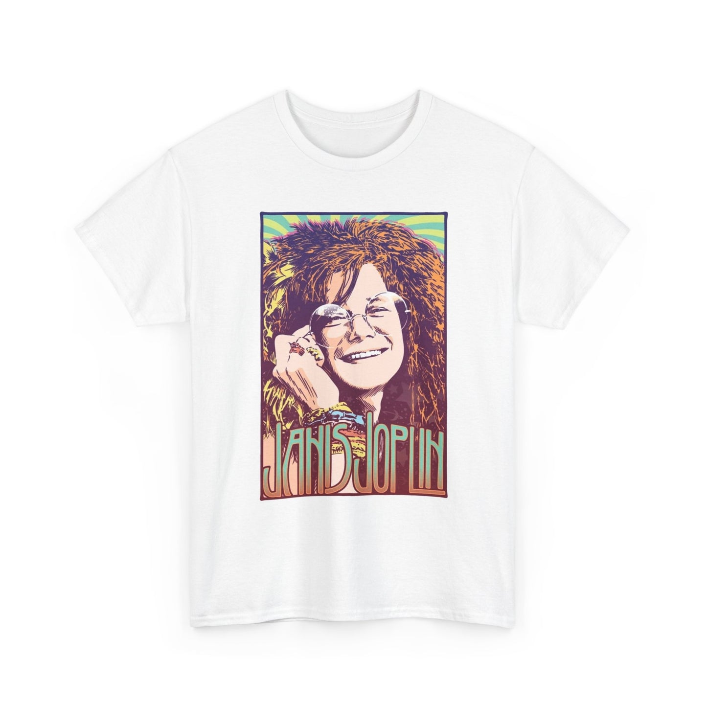 Janis Joplin Groovy T Shirt BRAND NEW Apparel Unisex Graphic Tee USA