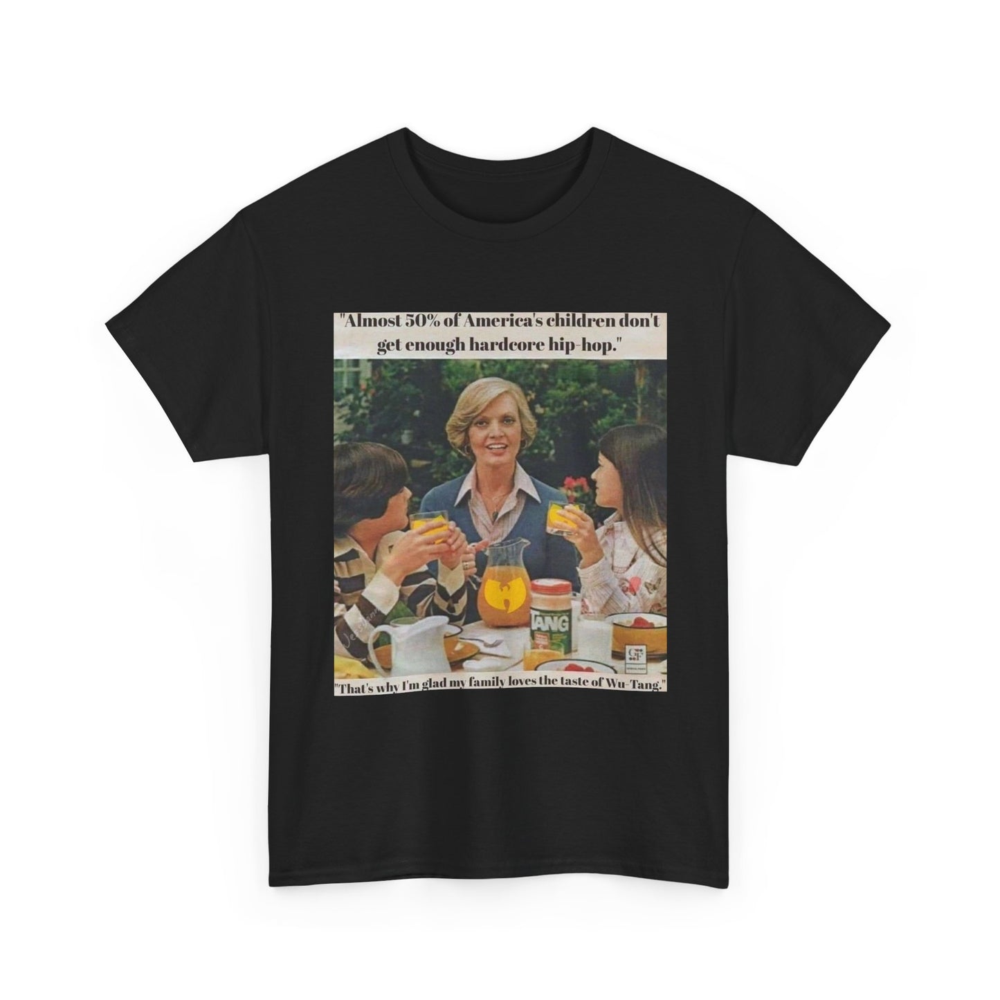 Wu Tang Funny Vintage Graphic T Shirt S-5XL Unisex Heavy Cotton Tee