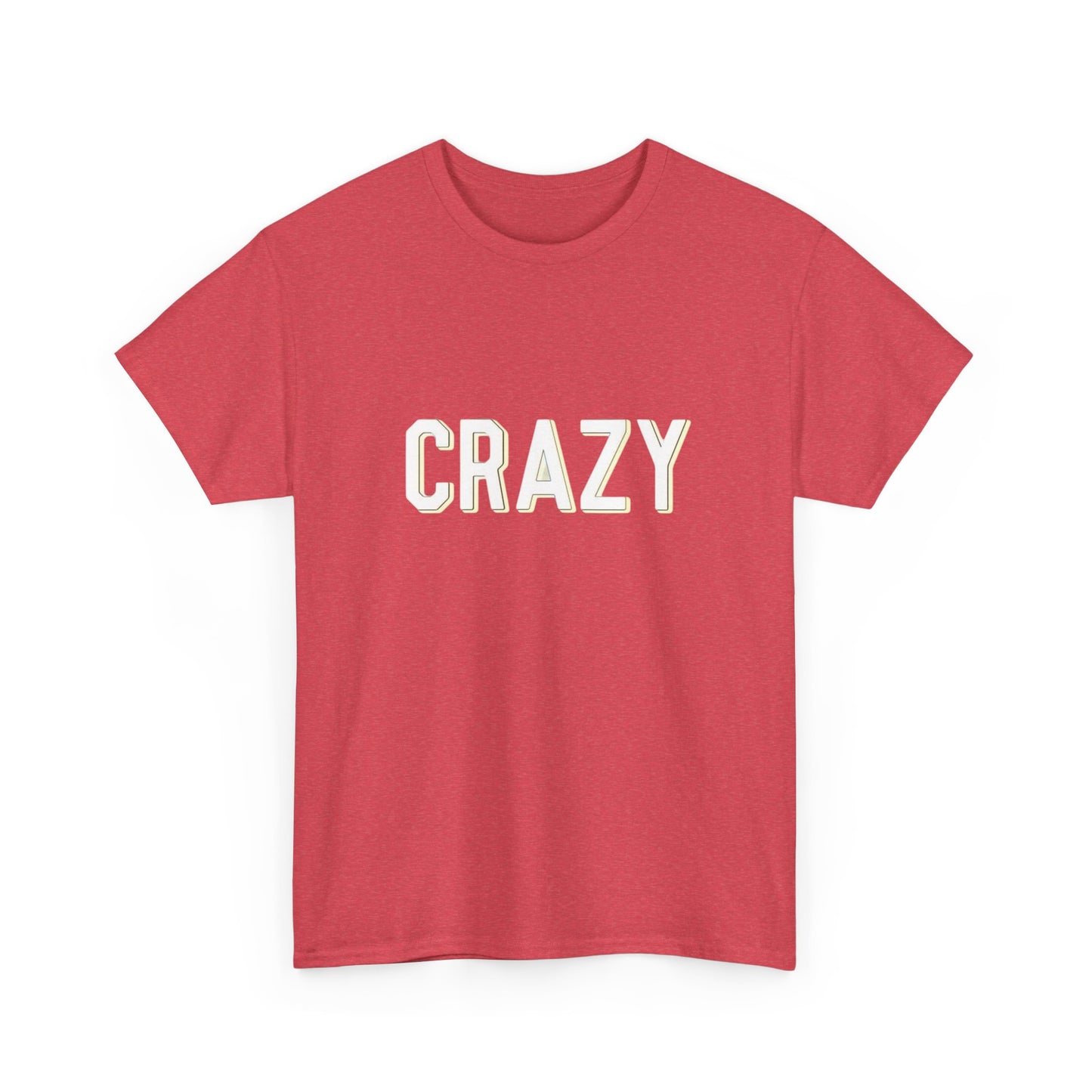Crazy Graphic T Shirt Unisex Heavy Cotton NEW Tee