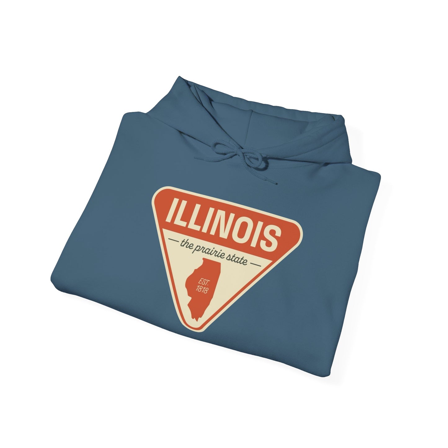 Illinois The Prairie State Hoodie NEW ADULT Unisex Hooded Sweatshirt