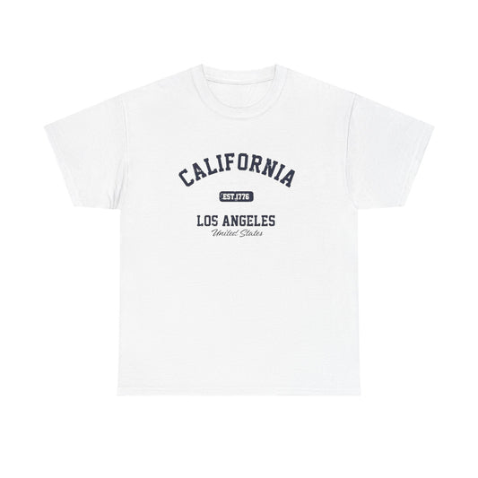 Los Angeles California Graphic T Shirt Heavy Cotton Tee NEW ADULT UNISEX