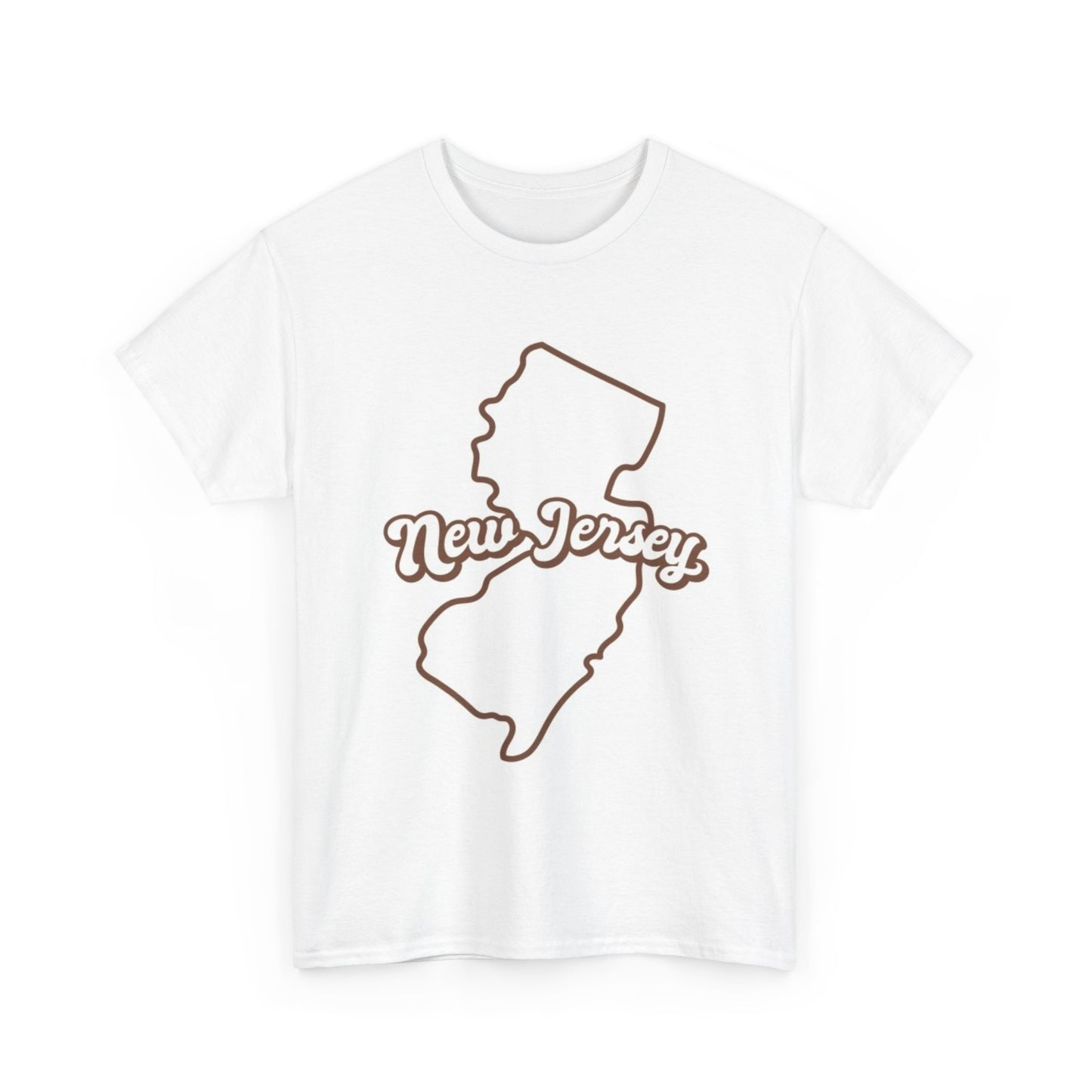 New Jersey State Logo BRAND NEW Apparel T Shirt Unisex Unisex Heavy Cotton Tee