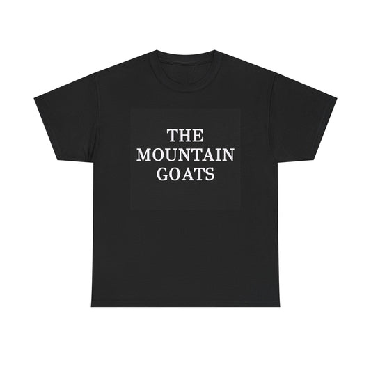 The Mountain Goats Tshirt Retro Rock Poster Graphic Unisex Heavy Cotton Tee