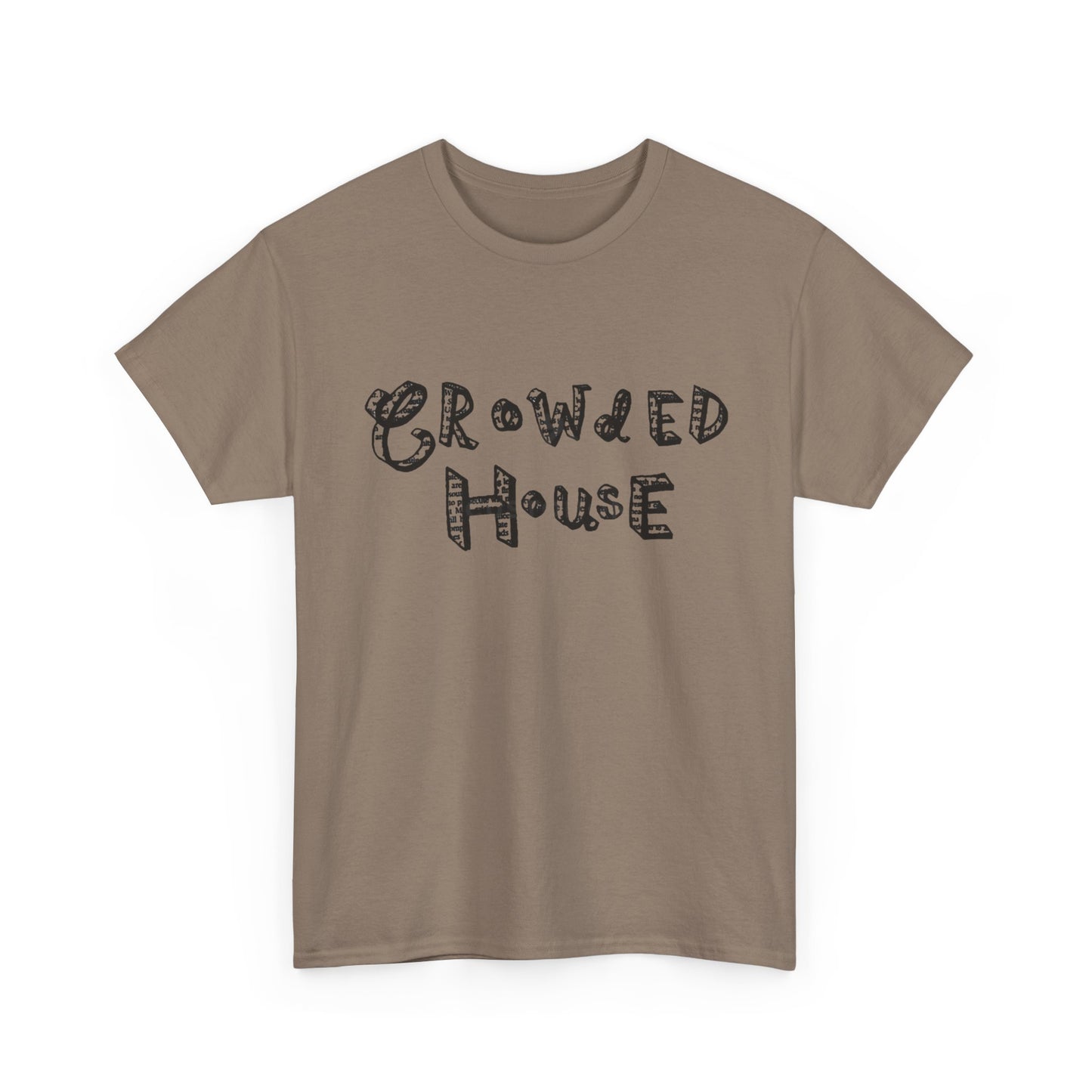 Crowded House Retro Graphic T Shirt NEW Unisex Heavy Cotton Tee