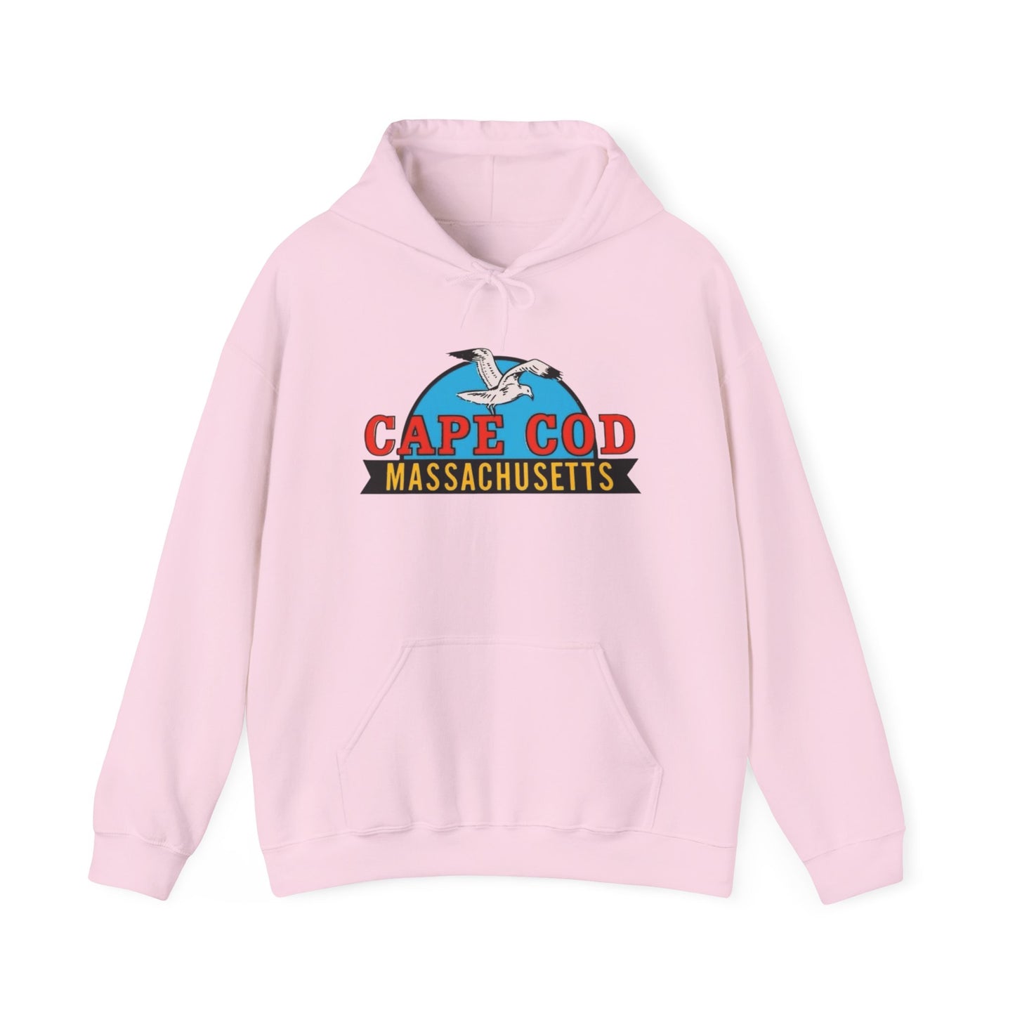 Cape Cod Seagull Graphic Hoodie Unisex Heavy Blend™ Hooded Sweatshirt