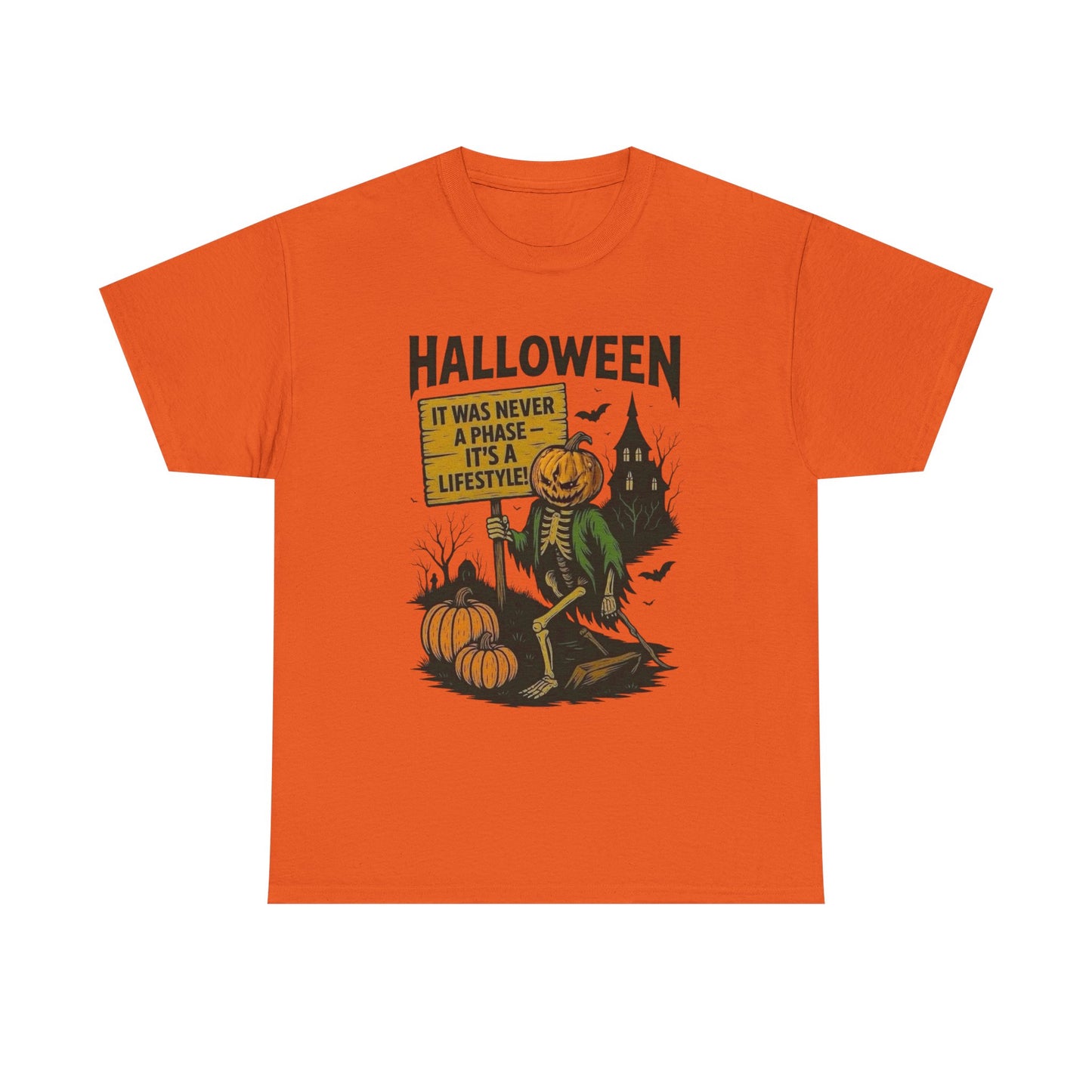 Funny Halloween Graphic T Shirt Heavy Cotton Tee NEW ADULT UNISEX