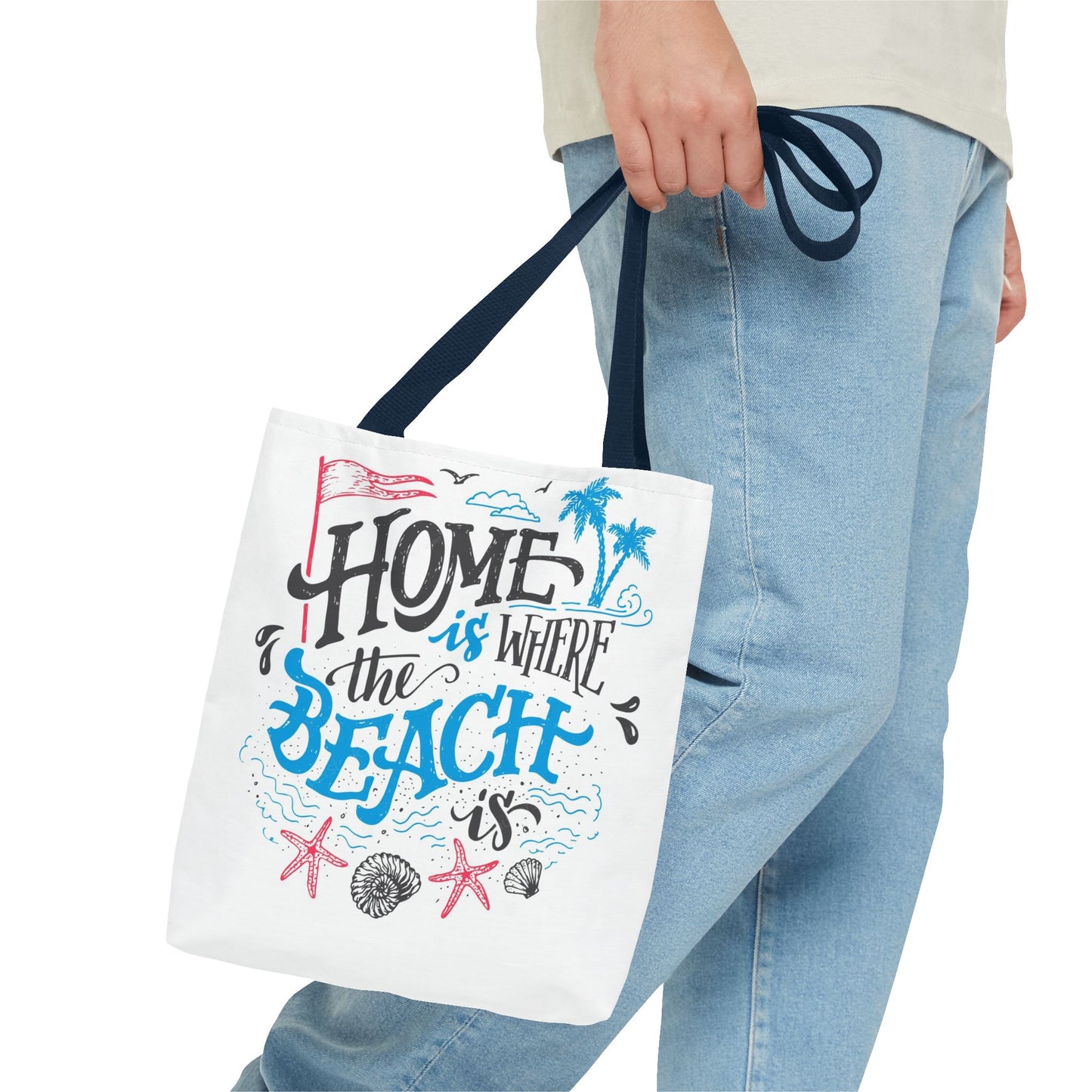 Home Is Where The Beach Is BRAND NEW Modern Purse - Pocketbook - Travel Tote Bag