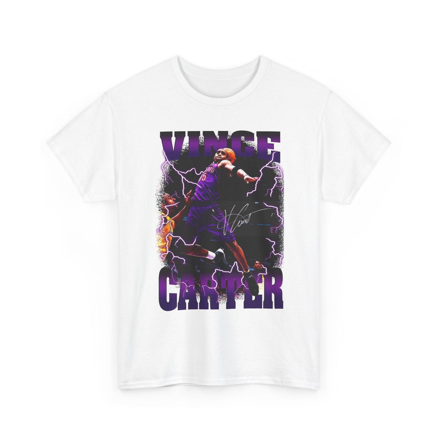 Vince Carter Graphic T Shirt Vintage Dunk Contest Retro Unisex Heavy Cotton Tee