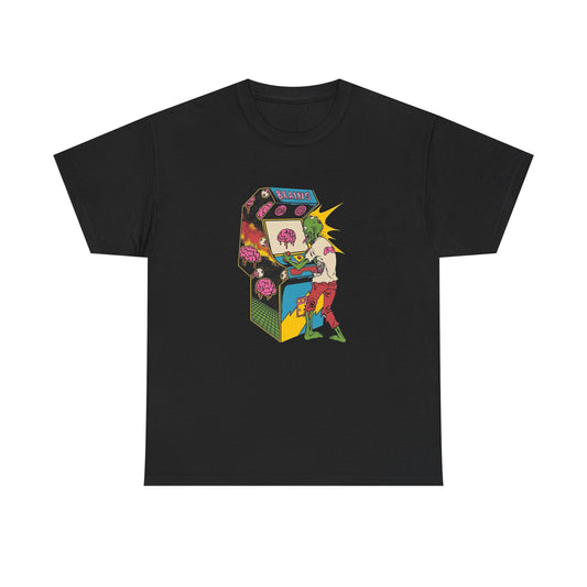 Arcade Zombie Graphic T Shirt Unisex Heavy Cotton NEW Tee
