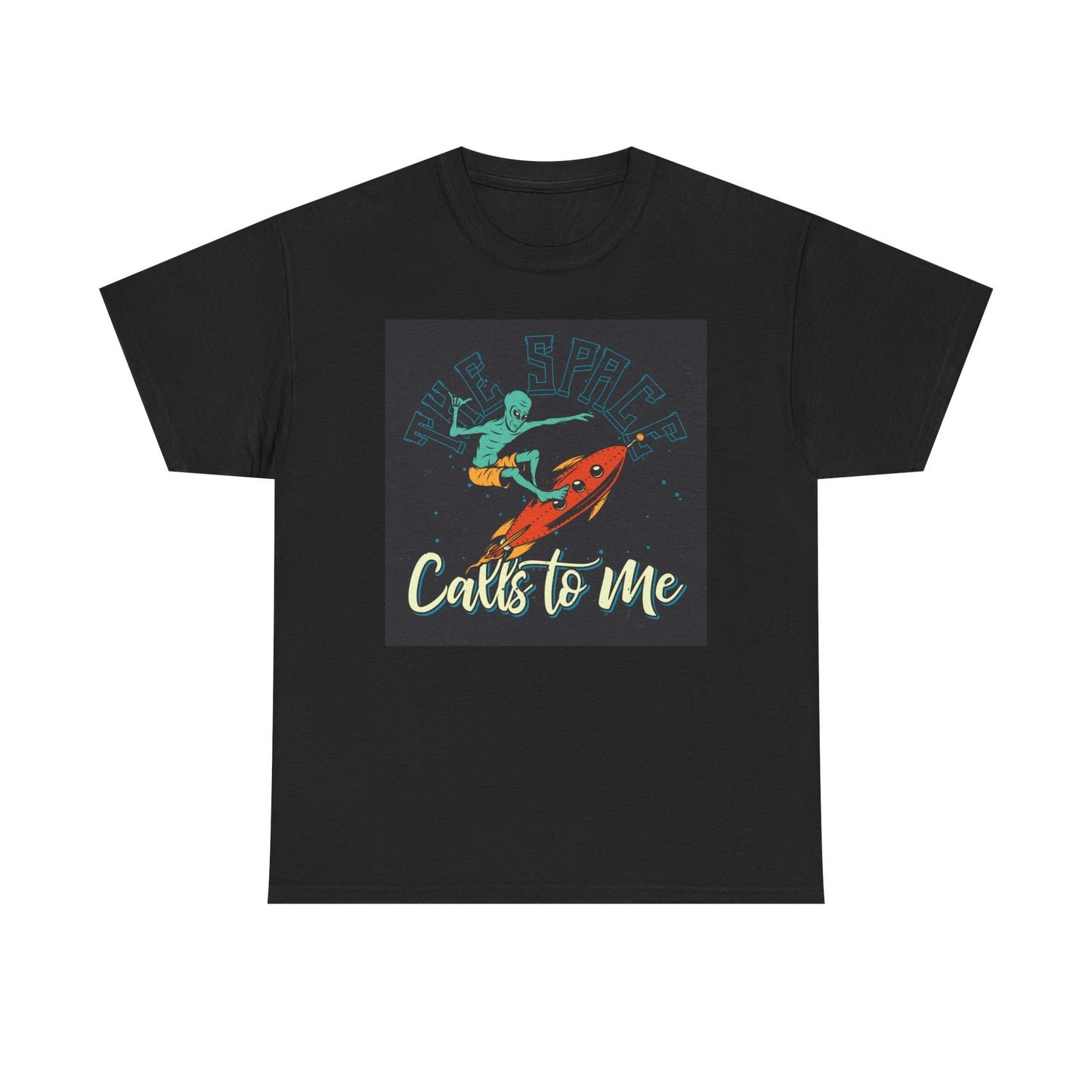 Space Calls To Me Graphic T Shirt Unisex Heavy Cotton Tee